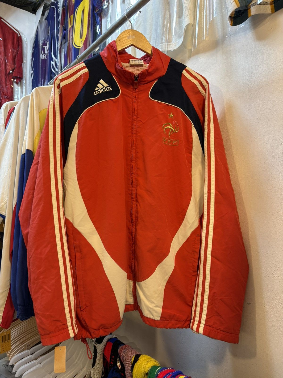 Adidas Vintage Y2K France Football Tracksuit Size US XXL / EU 58 / 5 - 1 Thumbnail