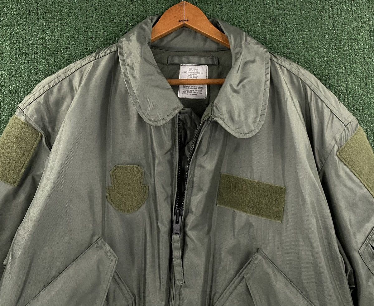 Vintage Cold Weather Flight Flyers 45/P Green Bomber Jacket Mens XL Size US XL / EU 56 / 4 - 2 Thumbnail