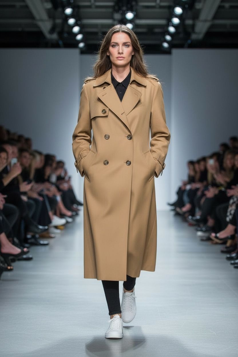 Michel Klein Vintage Michel Klein Double Breasted Coat (160) Size XS / US 0-2 / IT 36-38 - 1 Thumbnail