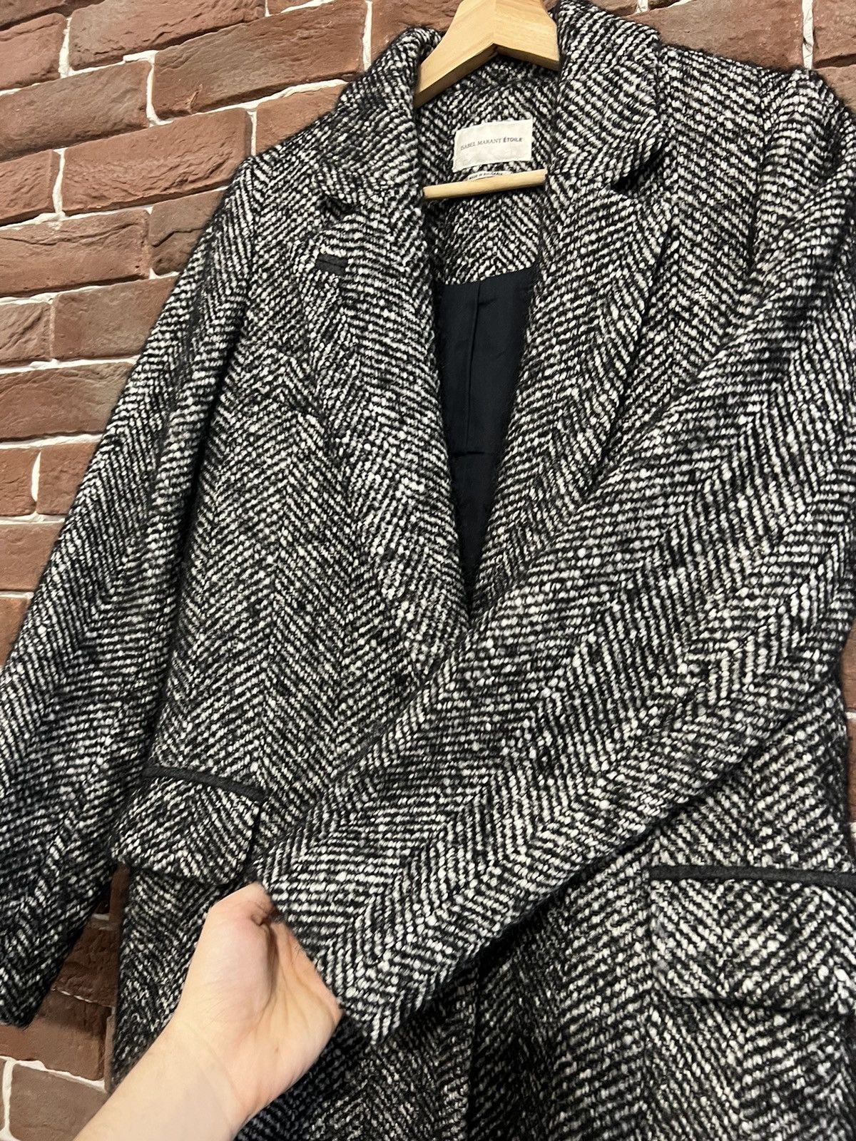 Isabel Marant Etoile Womens Isabel Marant Étoile Wool Plaid Coat Size XS / US 0-2 / IT 36-38 - 5 Thumbnail