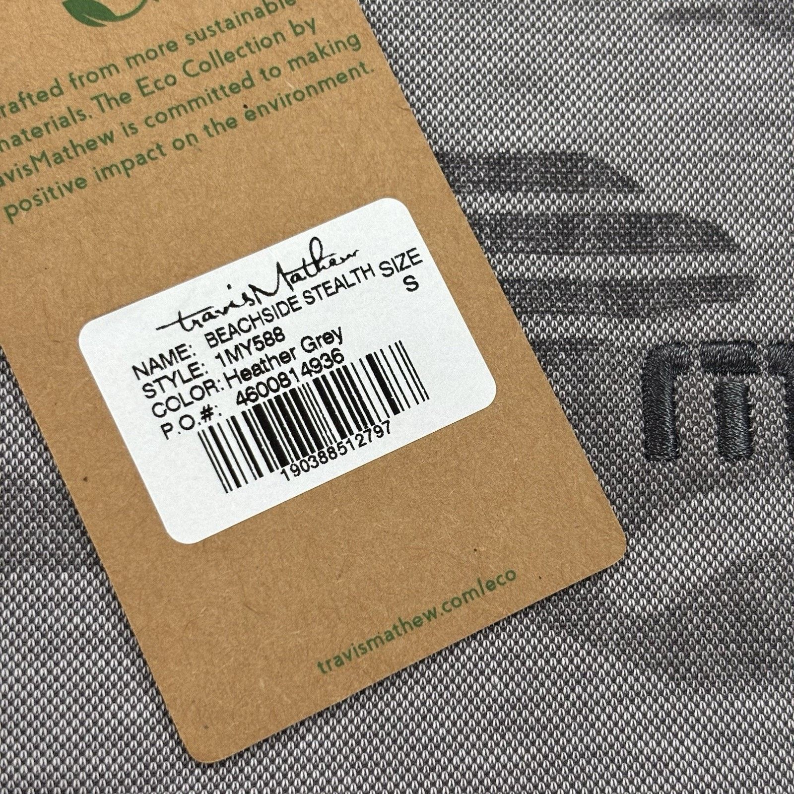 TravisMathew Travis Mathew Beachside Stealth Polo Men’s Small Gray Camo Size US S / EU 44-46 / 1 - 6 Thumbnail