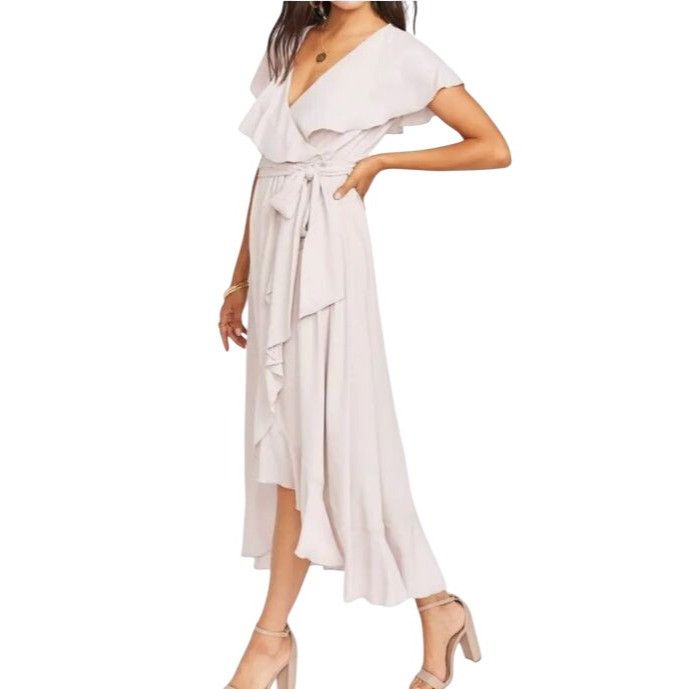 knee length dresses for ladies Greta Dress ~ Steel Blue Stretch
