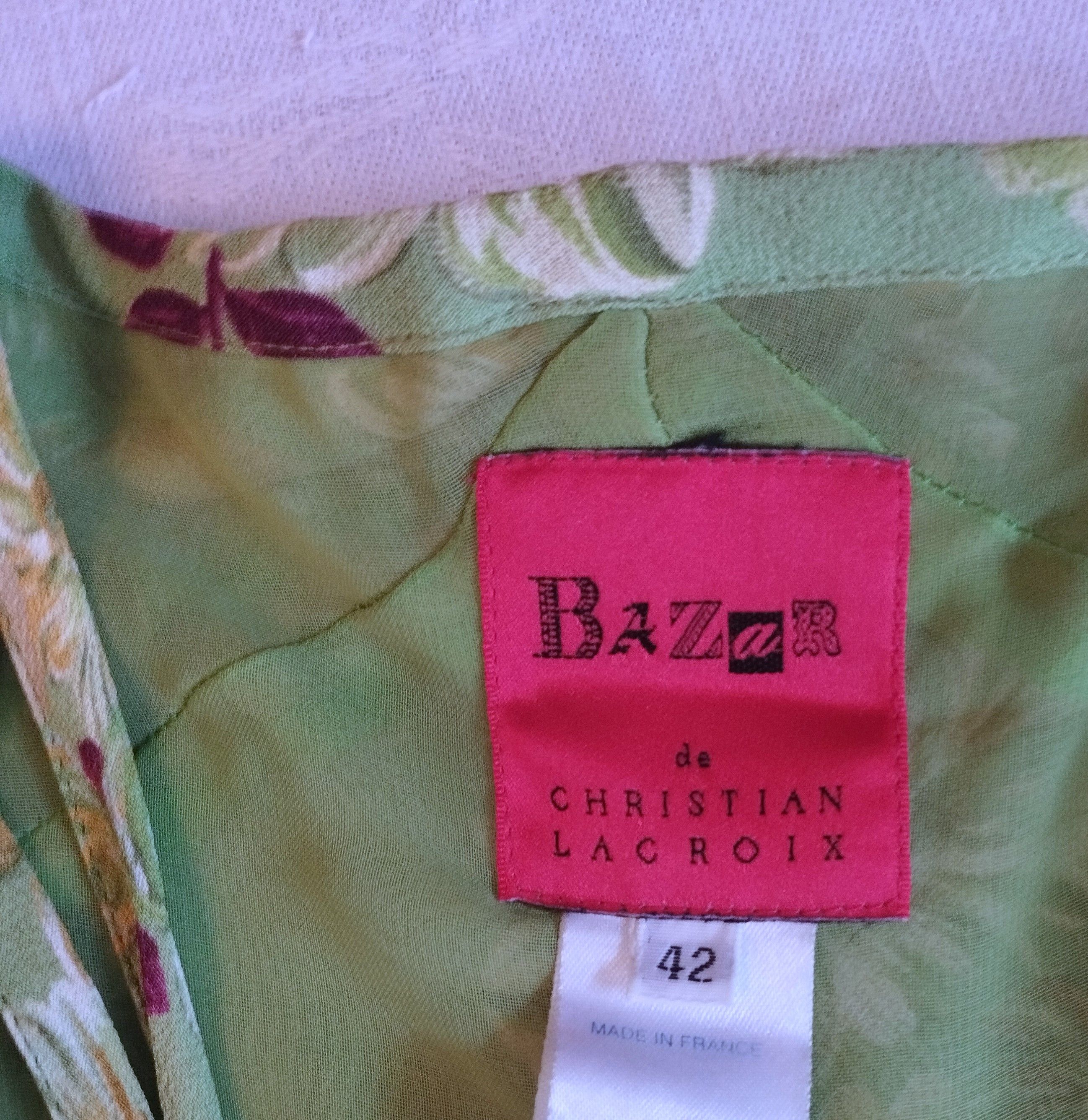 Christian Lacroix Christian Lacroix Robe Amande Crêpe Cocktail T L Size L / US 10 / IT 46 - 2 Thumbnail