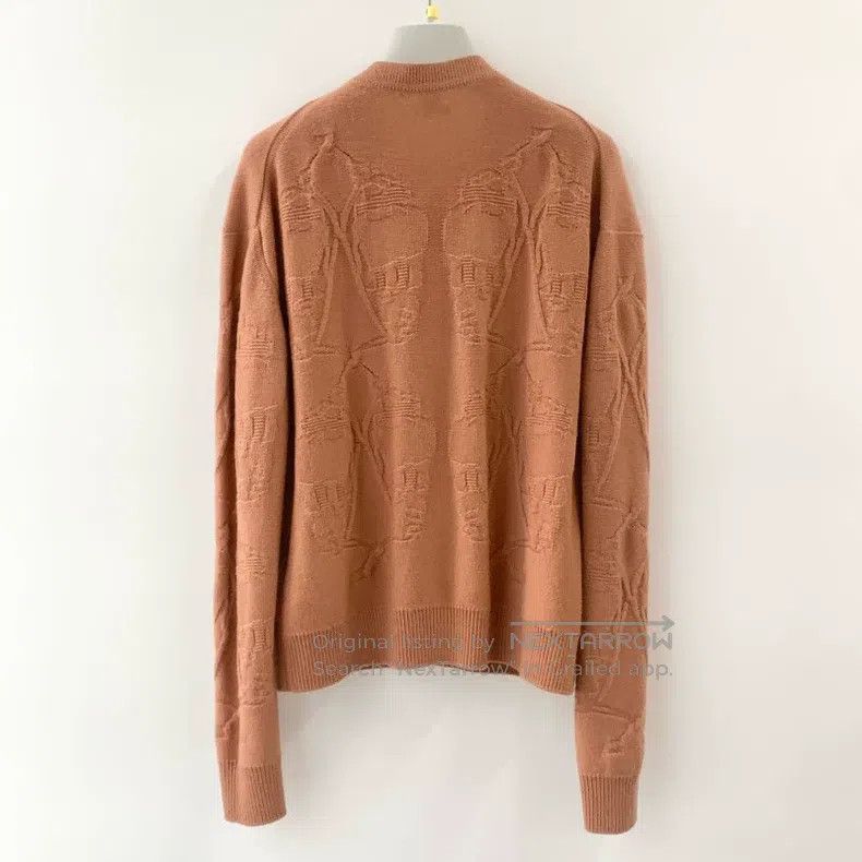 Hermes Hermes Red Knitted Sweater for Women Size S / US 4 / IT 40 - 2 Thumbnail