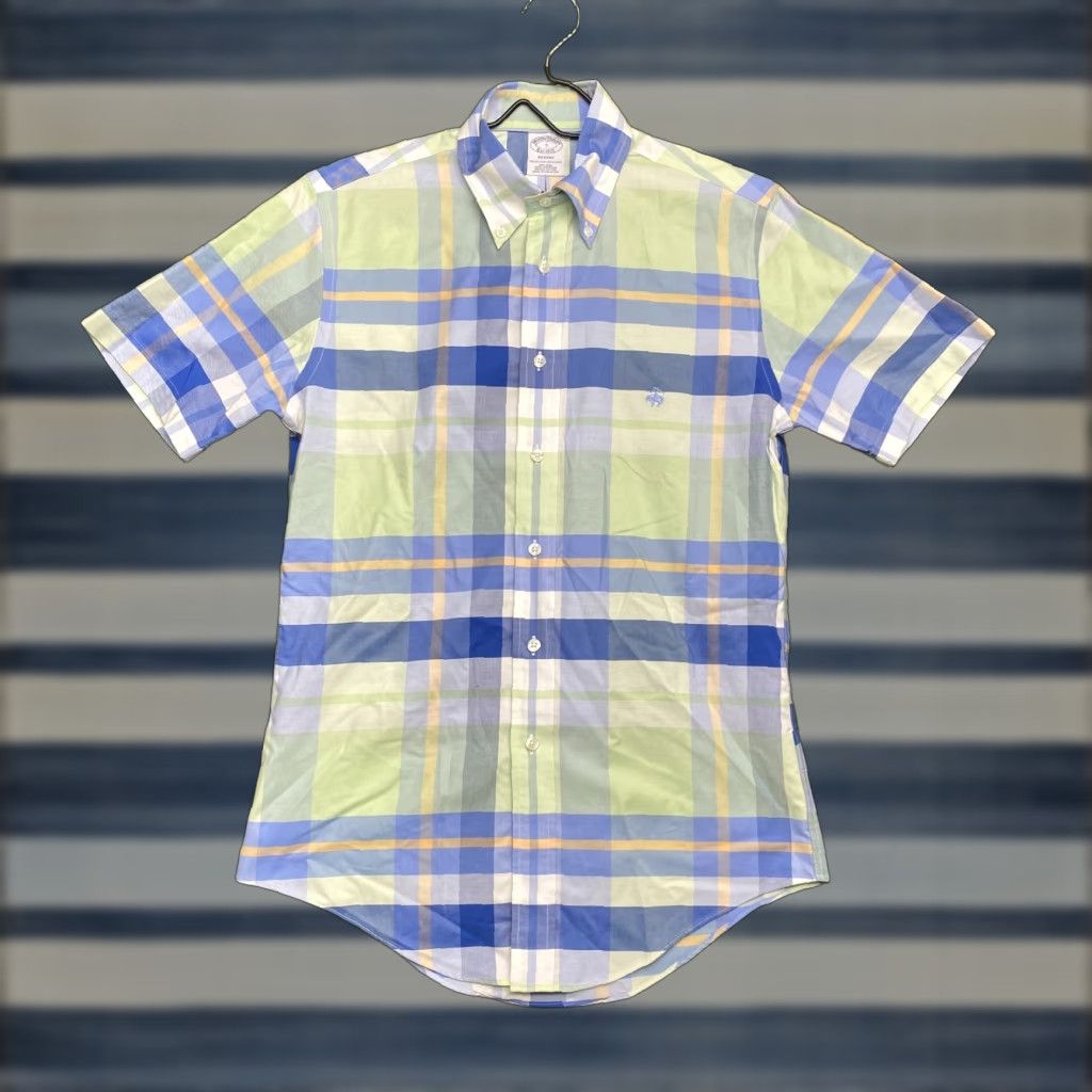 Brooks Brothers Brooks Brothers Shirt Mens Small Plaid Regent Supima Button Down Casual Size US S / EU 44-46 / 1 - 1 Thumbnail