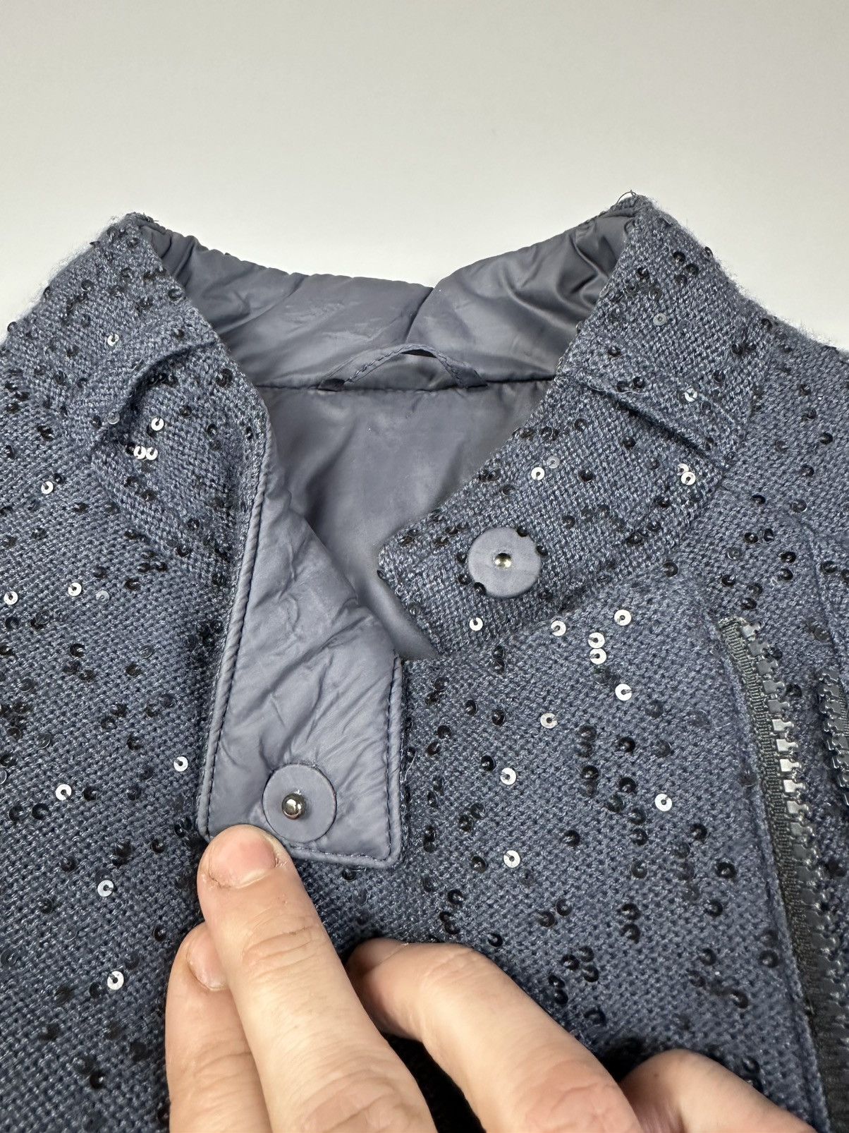 Brunello Cucinelli Brunello Cucinelli Cashmere Silk Jaket Size S / US 4 / IT 40 - 8 Thumbnail