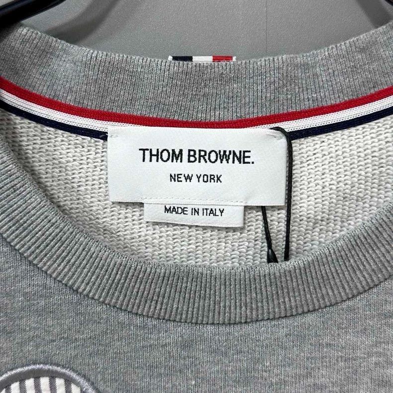 Thom Browne Thom Browne Floral gray sweatshirt 2505-Nextarrow Size US S / EU 44-46 / 1 - 4 Thumbnail