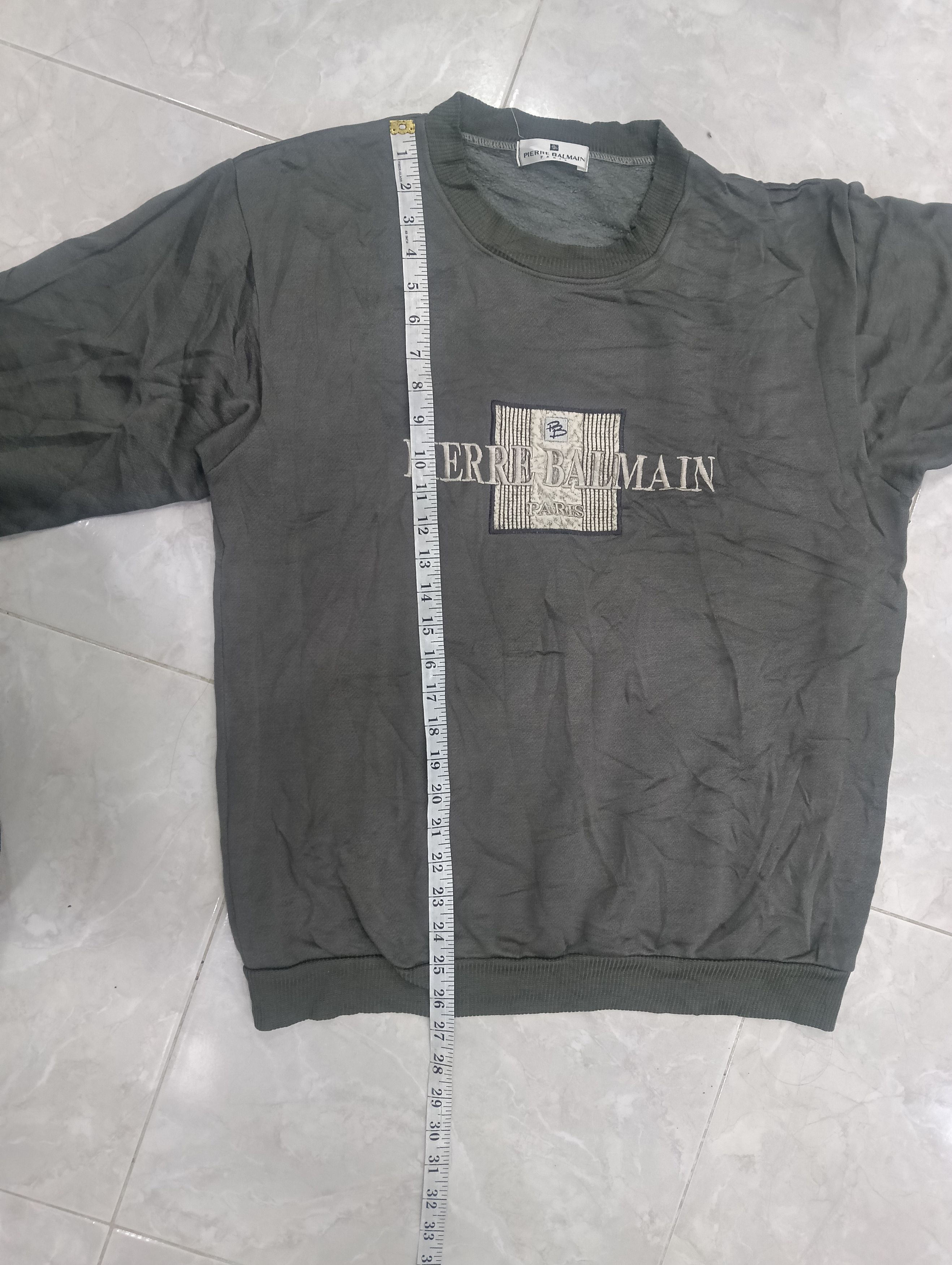 Balmain Vintage Piere Balmain Sweat Spellout Size US L / EU 52-54 / 3 - 8 Thumbnail