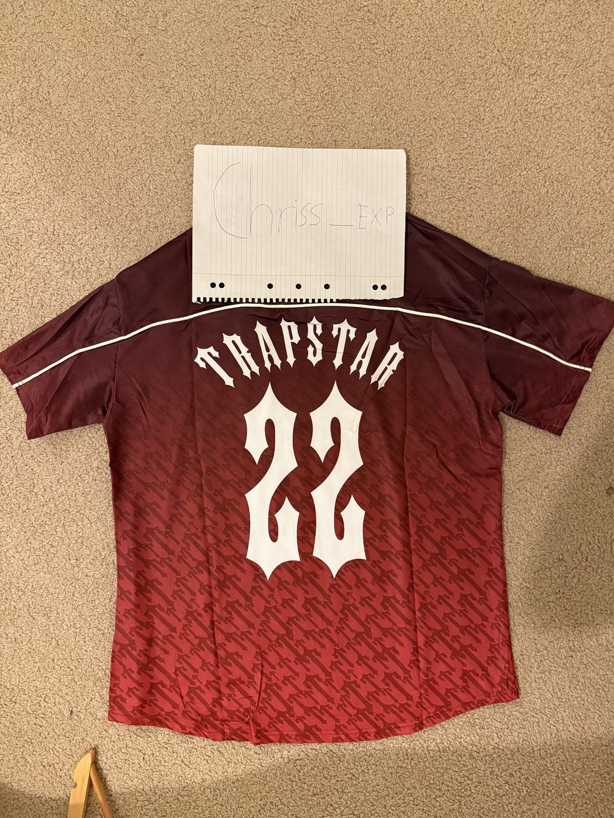 Trapstar London Trapstar Football Jersey Red Gradient Size US M / EU 48-50 / 2 - 2 Thumbnail
