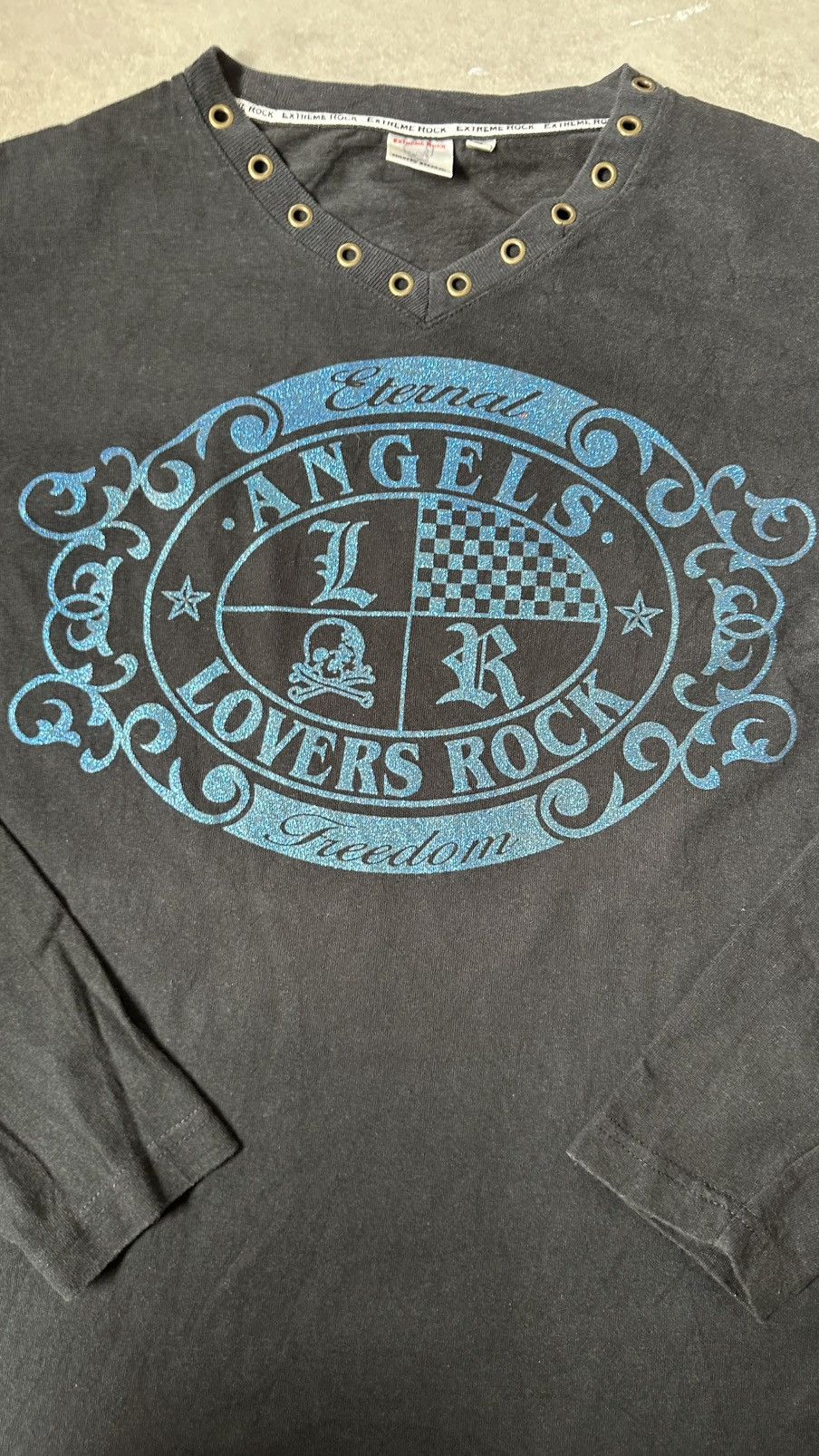 Japanese Brand SMORKY GARNISH LOVERS ROCK EXTREME ROCK TEE Size US M / EU 48-50 / 2 - 2 Thumbnail