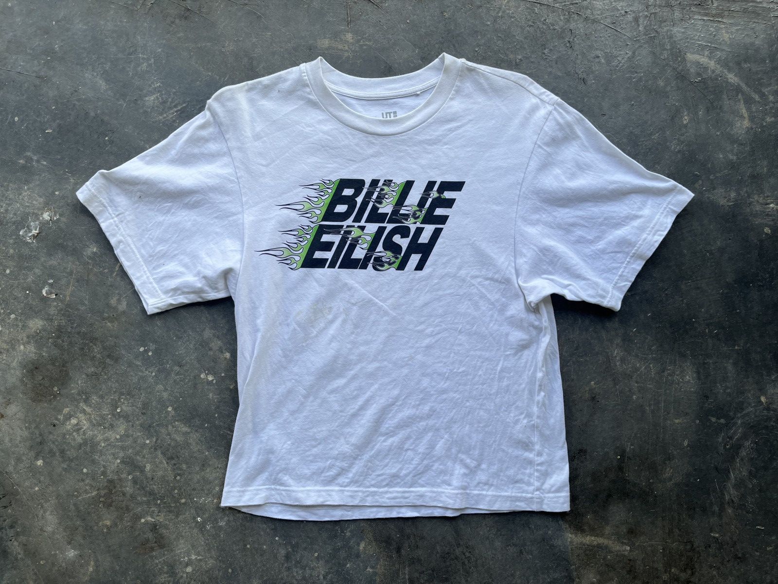 Band Tees × Billie Eilish × Uniqlo Boxy Billie Eilish Tee Size US S / EU 44-46 / 1 - 2 Thumbnail