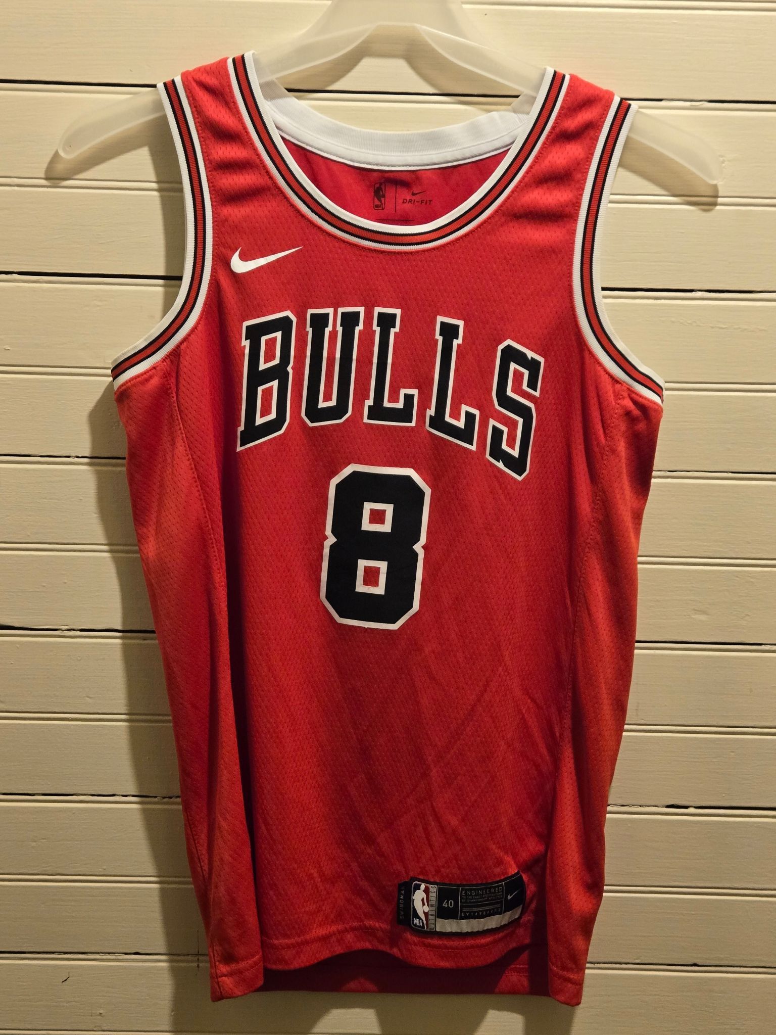 Nike Nike Chicago Bulls Jersey Mens 40 Lavine 8 Swingman Red NBA Size US XXS / EU 40 - 2 Thumbnail