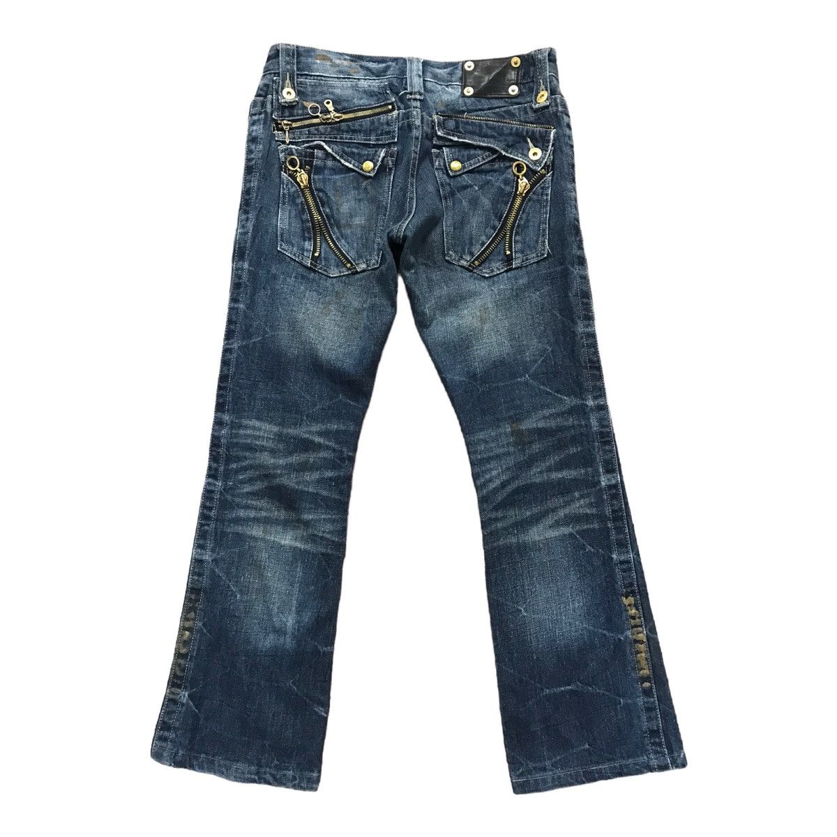 Hysteric Glamour × Le Grande Bleu (L.G.B.) × semanticdesign Semantic Design Flare Multi Pocket Pant Size US 32 / EU 48 - 2 Thumbnail