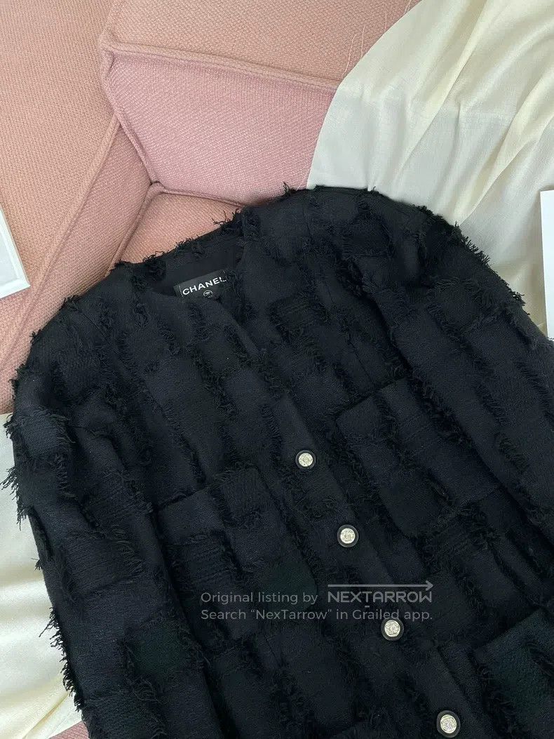 Chanel Chanel Black full-tassel four-pocket jacket Size XS / US 0-2 / IT 36-38 - 3 Thumbnail