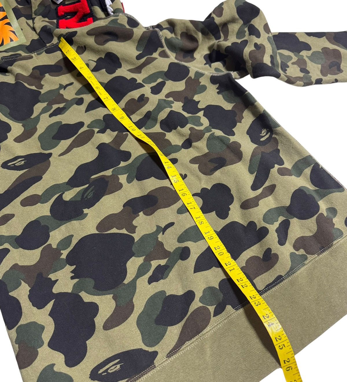 Bape BAPE Shark Full Zip Hoodie Green camo Size US M / EU 48-50 / 2 - 7 Thumbnail
