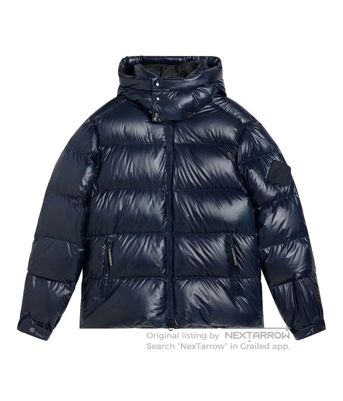 J.Lindeberg j.lindeberg creek down jacket navy blue. Size US L / EU 52-54 / 3 - 2 Thumbnail