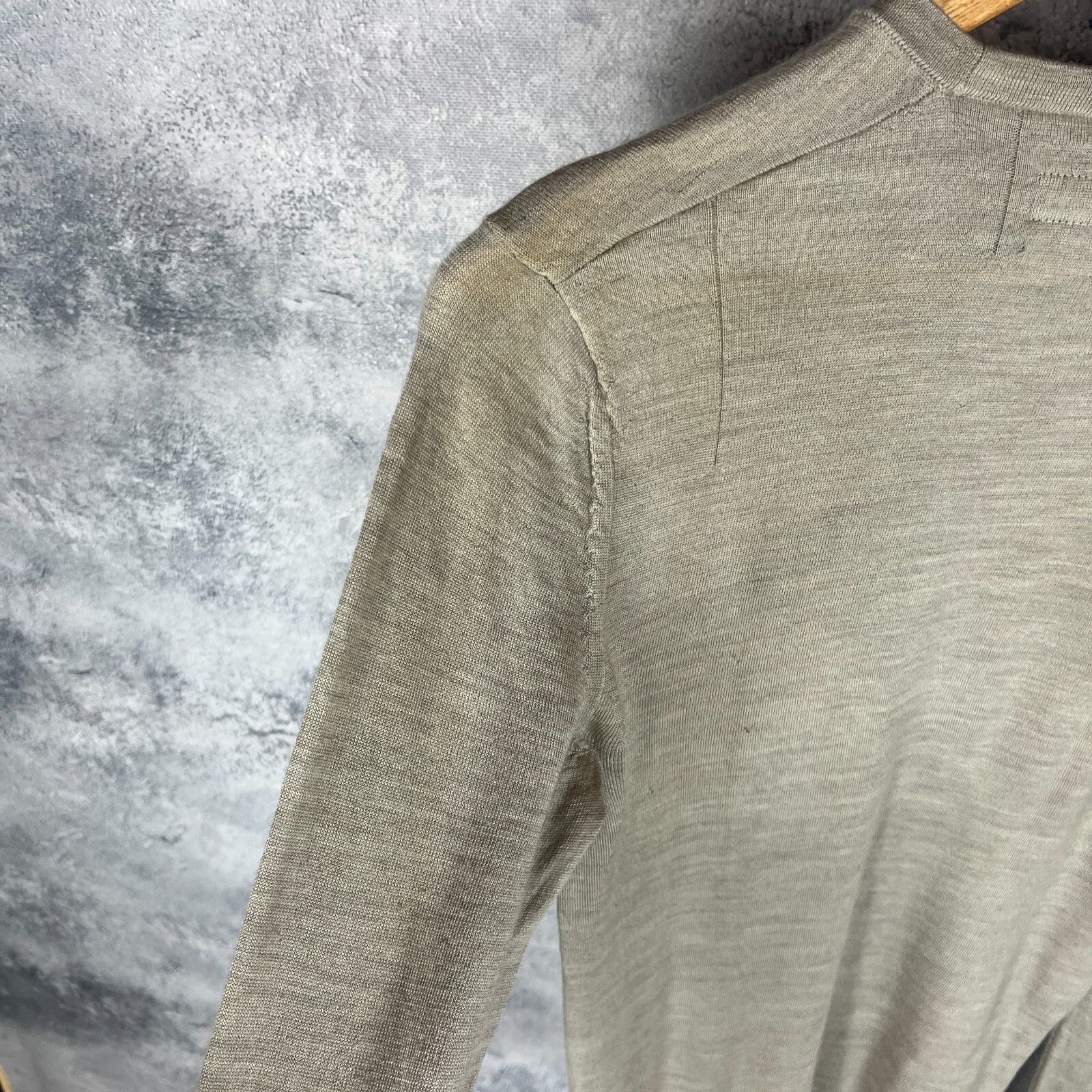 Allsaints Allsaints Sweater Men's Size S Beige Long Sleeve ` Size US S / EU 44-46 / 1 - 8 Thumbnail