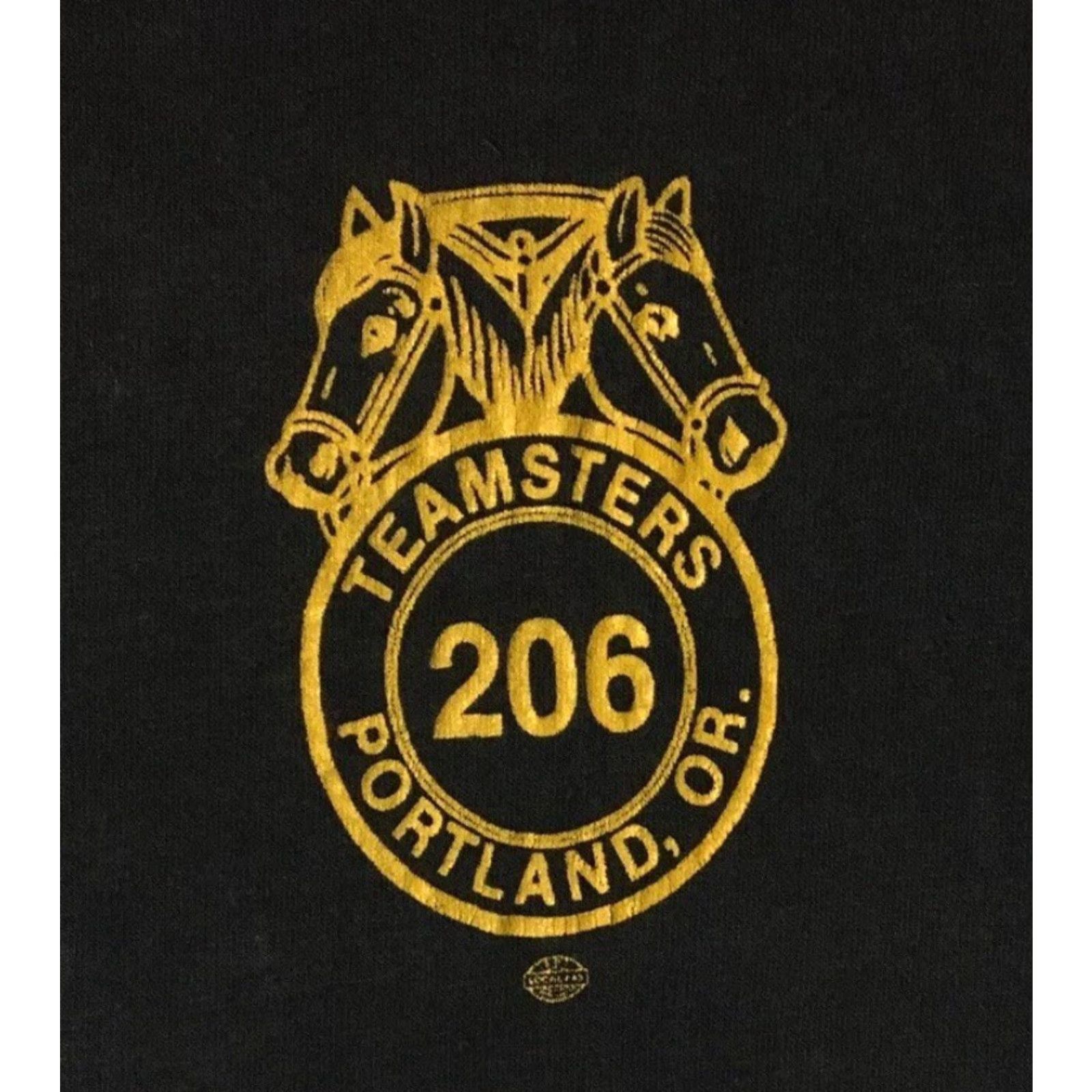 Vintage VINTAGE Portland Teamsters Local 206 Shirt S USA Grunge Trucker Biker Punk 80s 90s Trucker Workwear Union Cap? Size US S / EU 44-46 / 1 - 2 Thumbnail