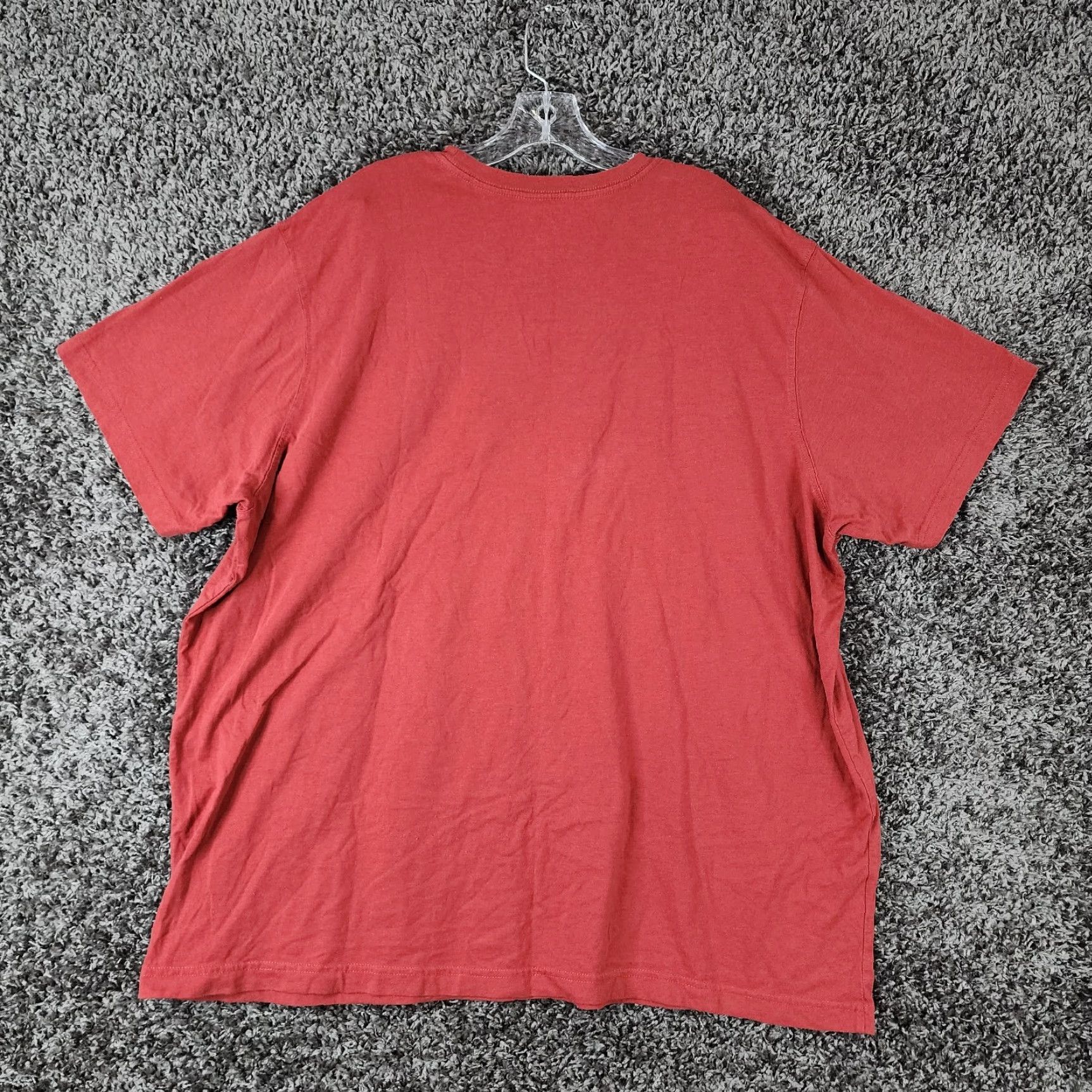 Eddie Bauer VINTAGE? Eddie Bauer Mens Red Short Sleeve Tee 3XL Cotton Blend Shirt Adults 3XL Red Mens Size US 39 - 5 Thumbnail