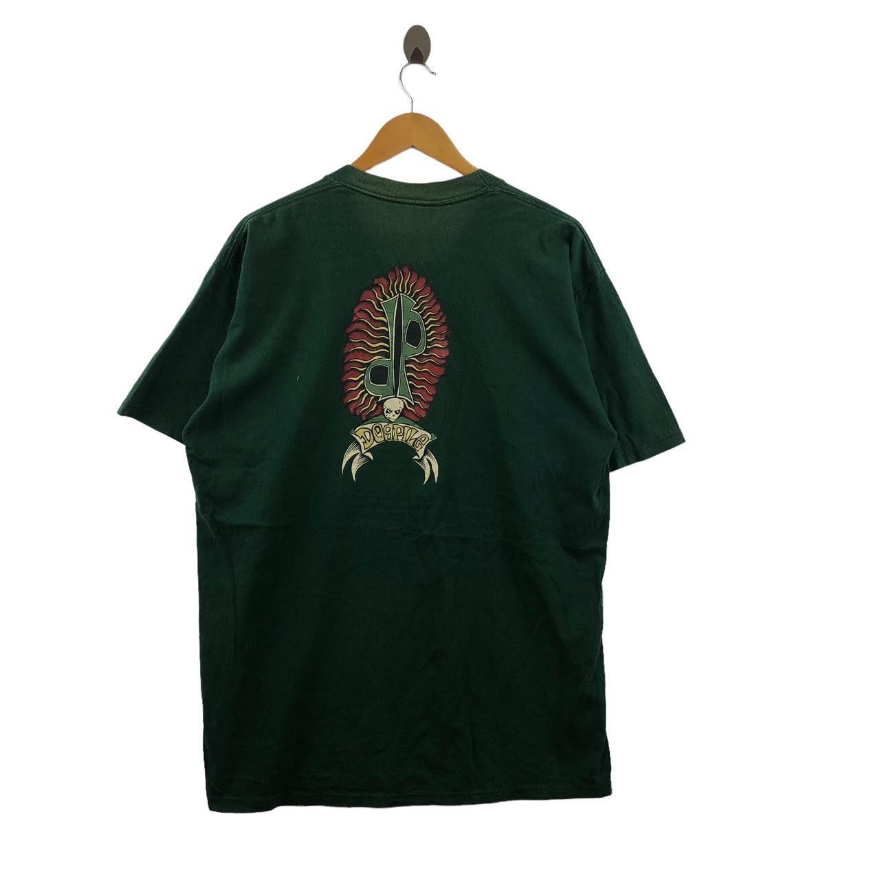 Vintage Vintage 90’ DOGPILE SKATEBOARD Bones Skull Alien Tee Shirt Size US L / EU 52-54 / 3 - 1 Thumbnail
