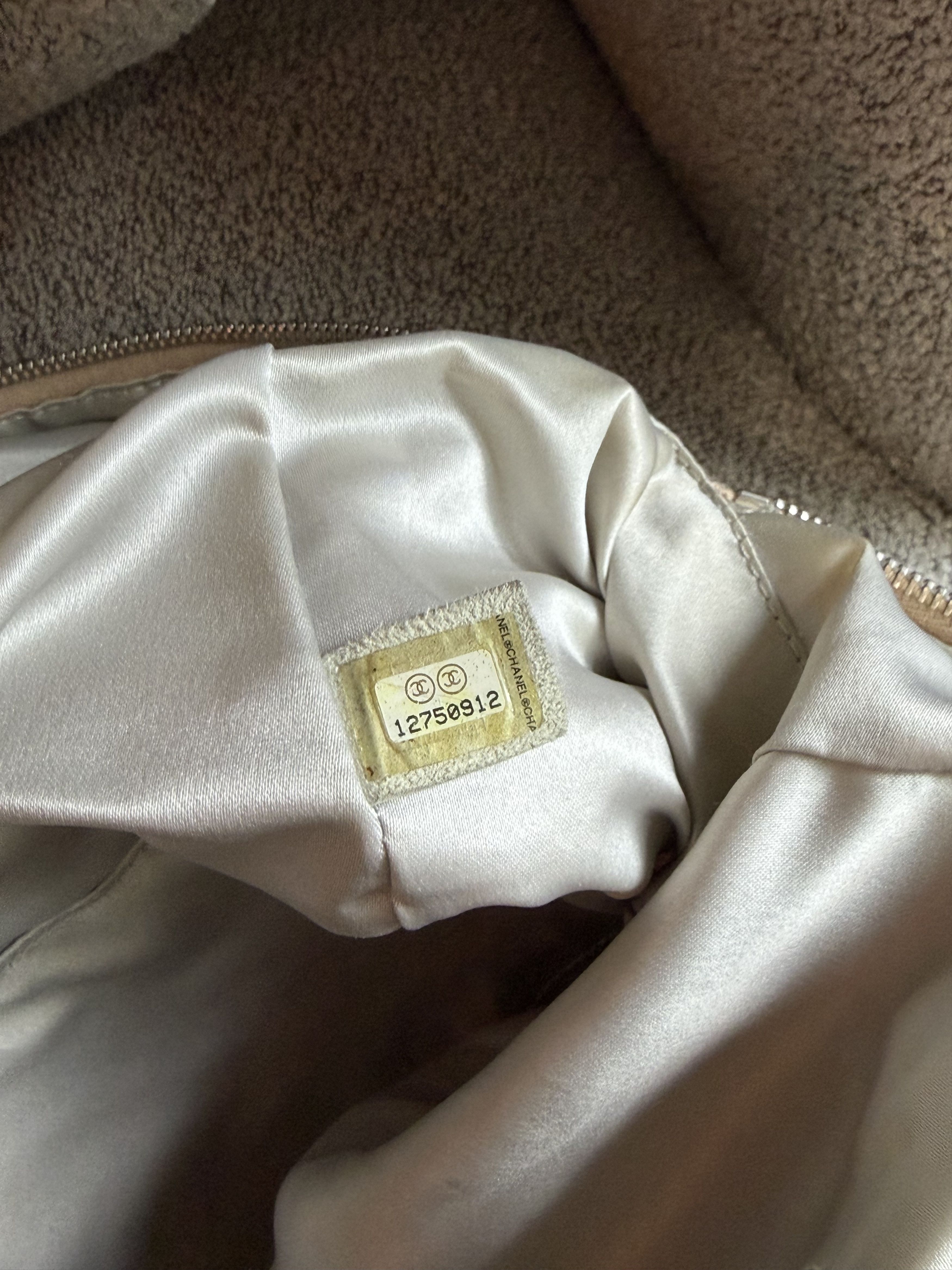 Chanel Chanel Sharpei Lambskin Quilted Bowler (Beige) Size ONE SIZE - 14 Thumbnail