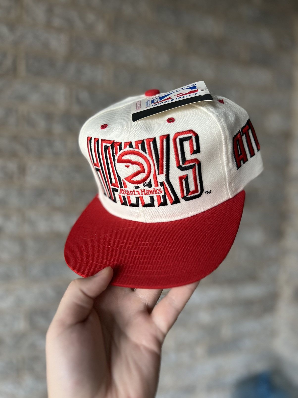 Sports Specialties × Vintage Vintage 90’s NBA Atlanta Hawks Wool Brand New SnapBack Hat Size ONE SIZE - 1 Thumbnail