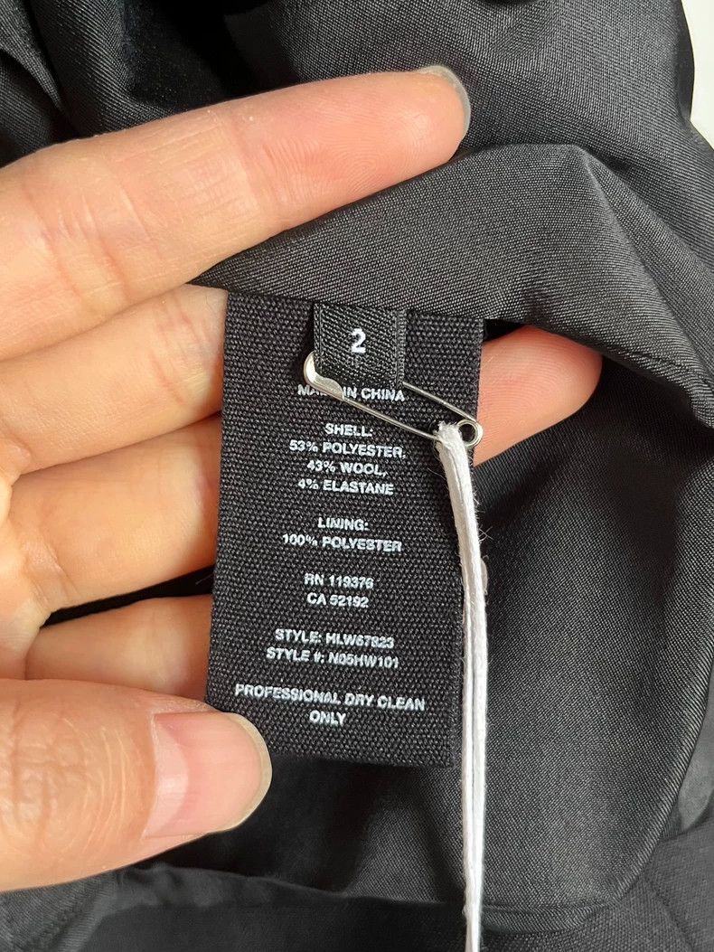 Helmut Lang HELMUT LANG size2 Deconstruct a short woolen blended suit j Size XS / US 0-2 / IT 36-38 - 6 Thumbnail