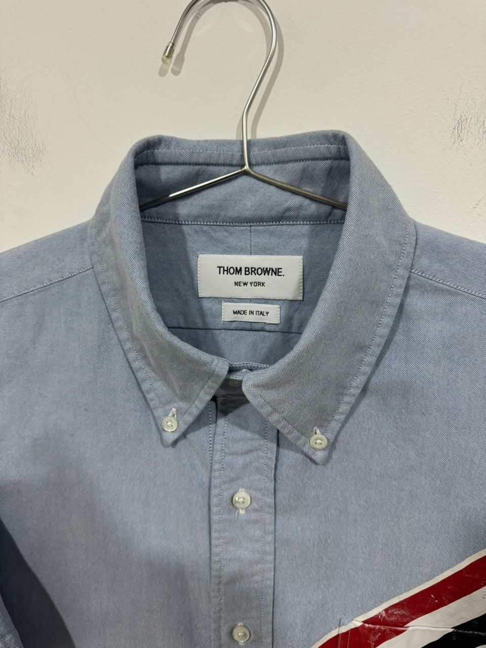 Thom Browne Thom Browne Diagonal Stripe Oxford Shirt Size US M / EU 48-50 / 2 - 4 Thumbnail