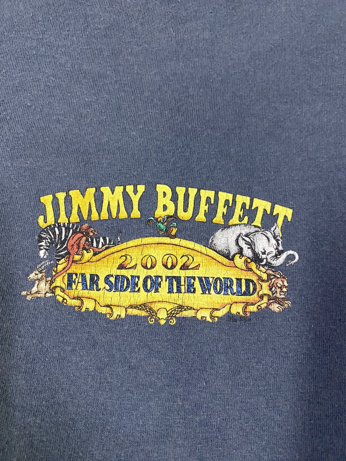 Band Tees Vintage Jimmy Buffet American singer Far Side world t-shirt Size US XL / EU 56 / 4 - 14 Thumbnail