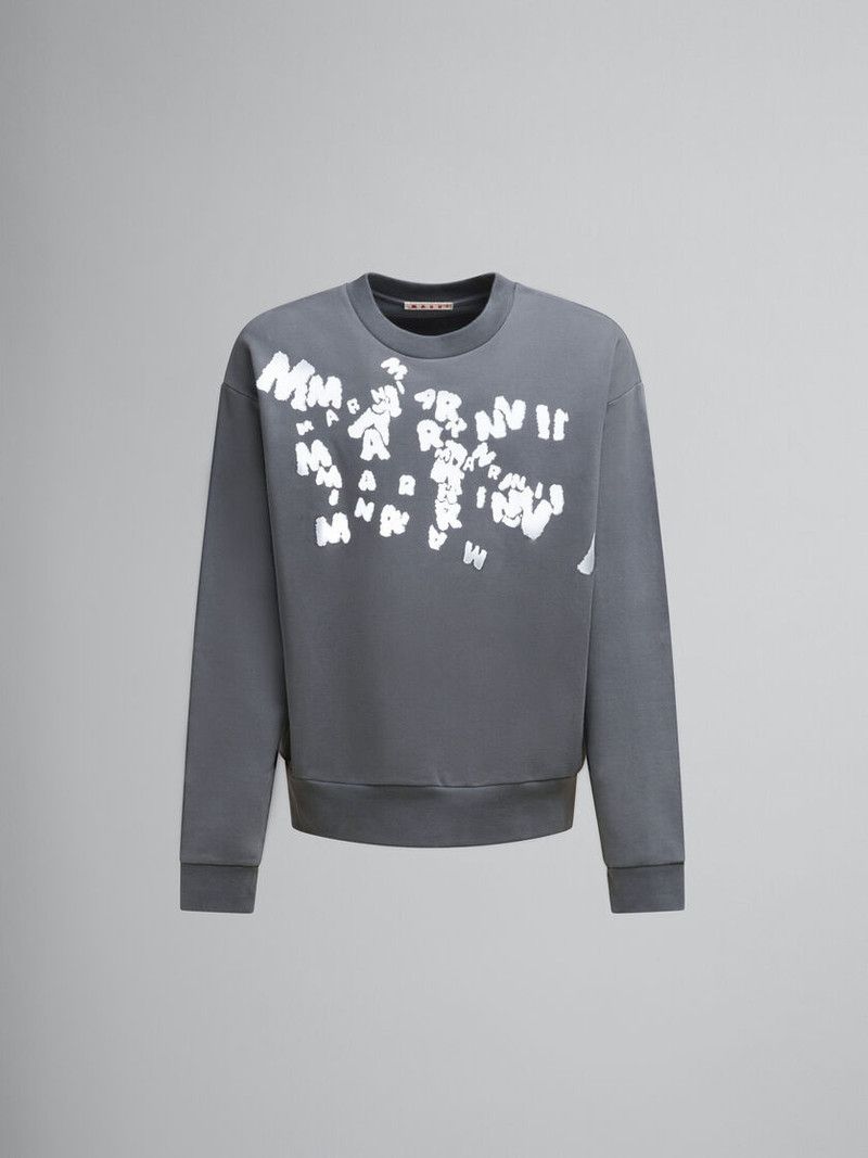 Marni o1w1db10526 T -Shirt in Gray Size US M / EU 48-50 / 2 - 1 Thumbnail