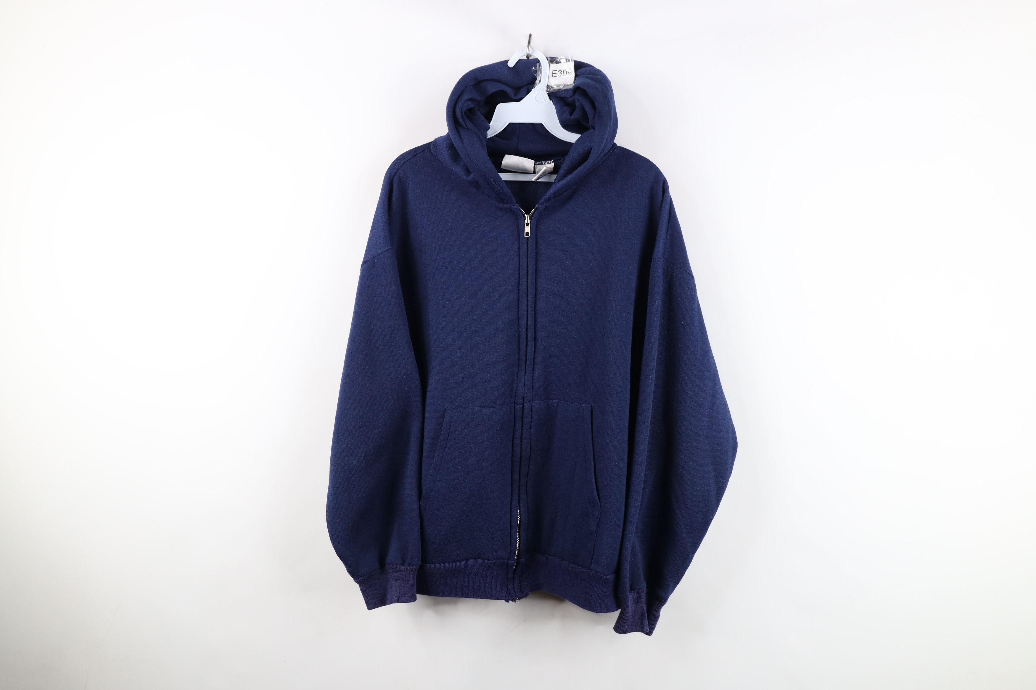 Uniqlo × Vintage Perfect essential Uniqlo Full zip navy blue