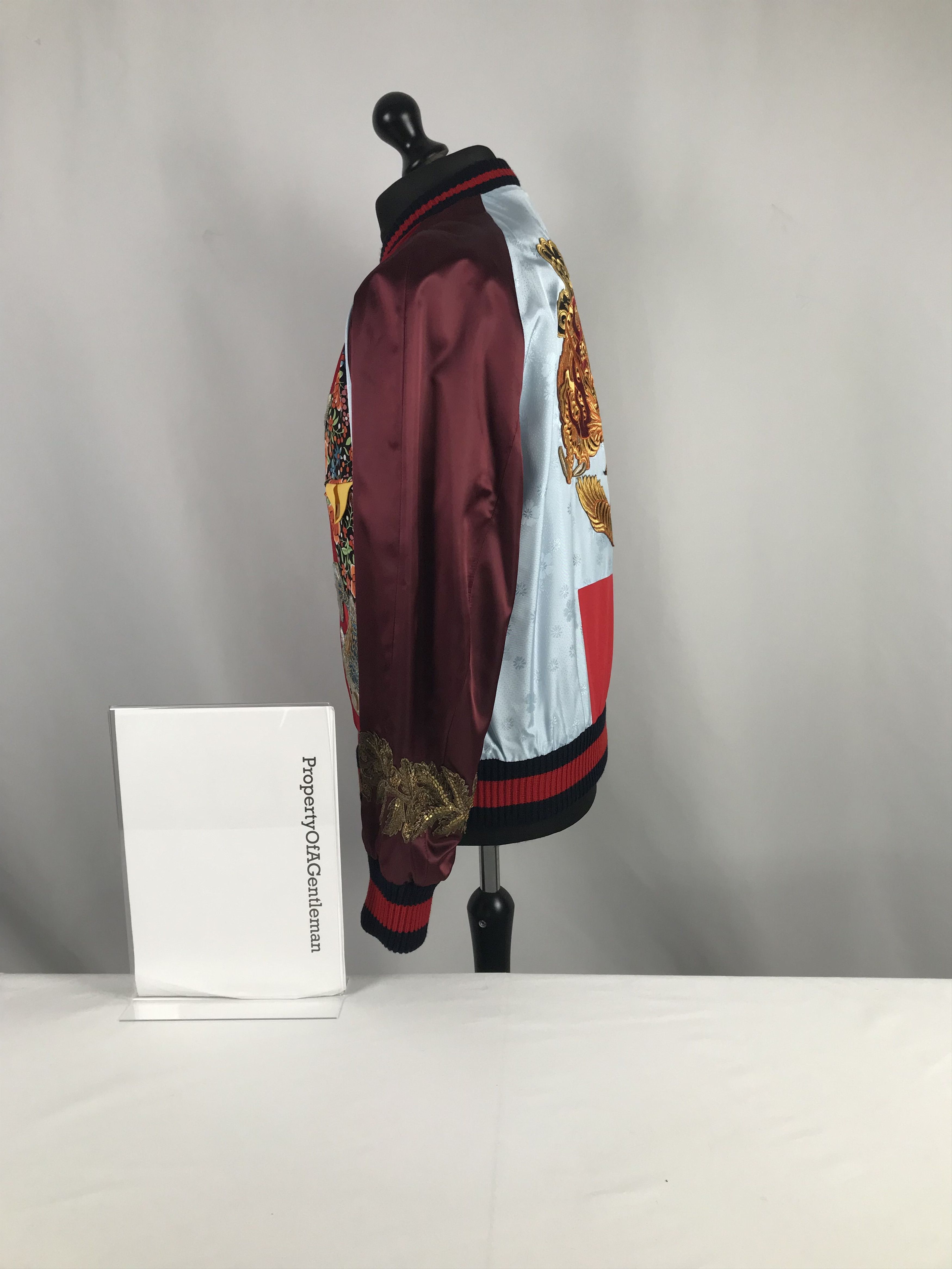 Gucci Gucci Dragon & Koi Silk Jacket Size US M / EU 48-50 / 2 - 12 Thumbnail