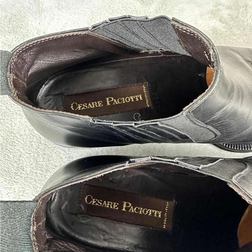 Paciotti Cesare Paciotti Black Leather Boots Men’s Size 8.5 US Size US 8.5 / EU 41-42 - 8 Thumbnail