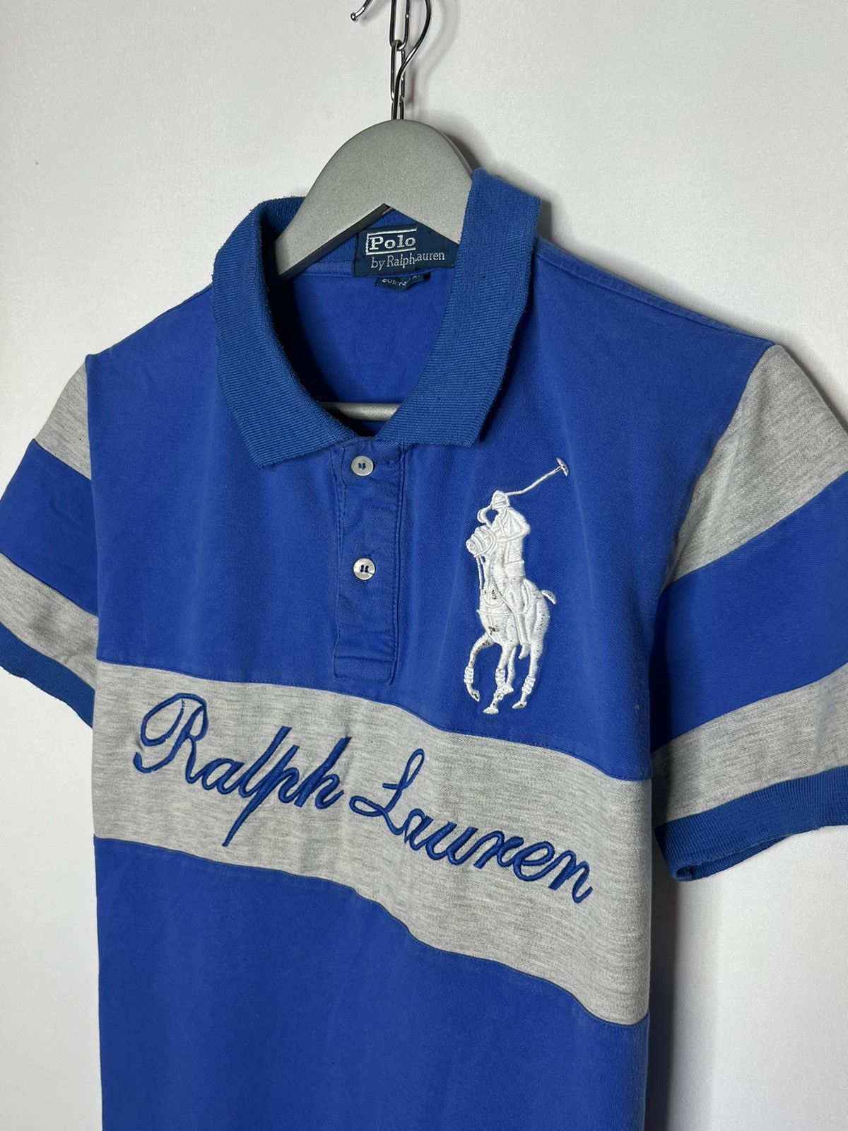 💵 Vintage Polo Ralph Lauren Big Pony Logo Luxury Striped 💵