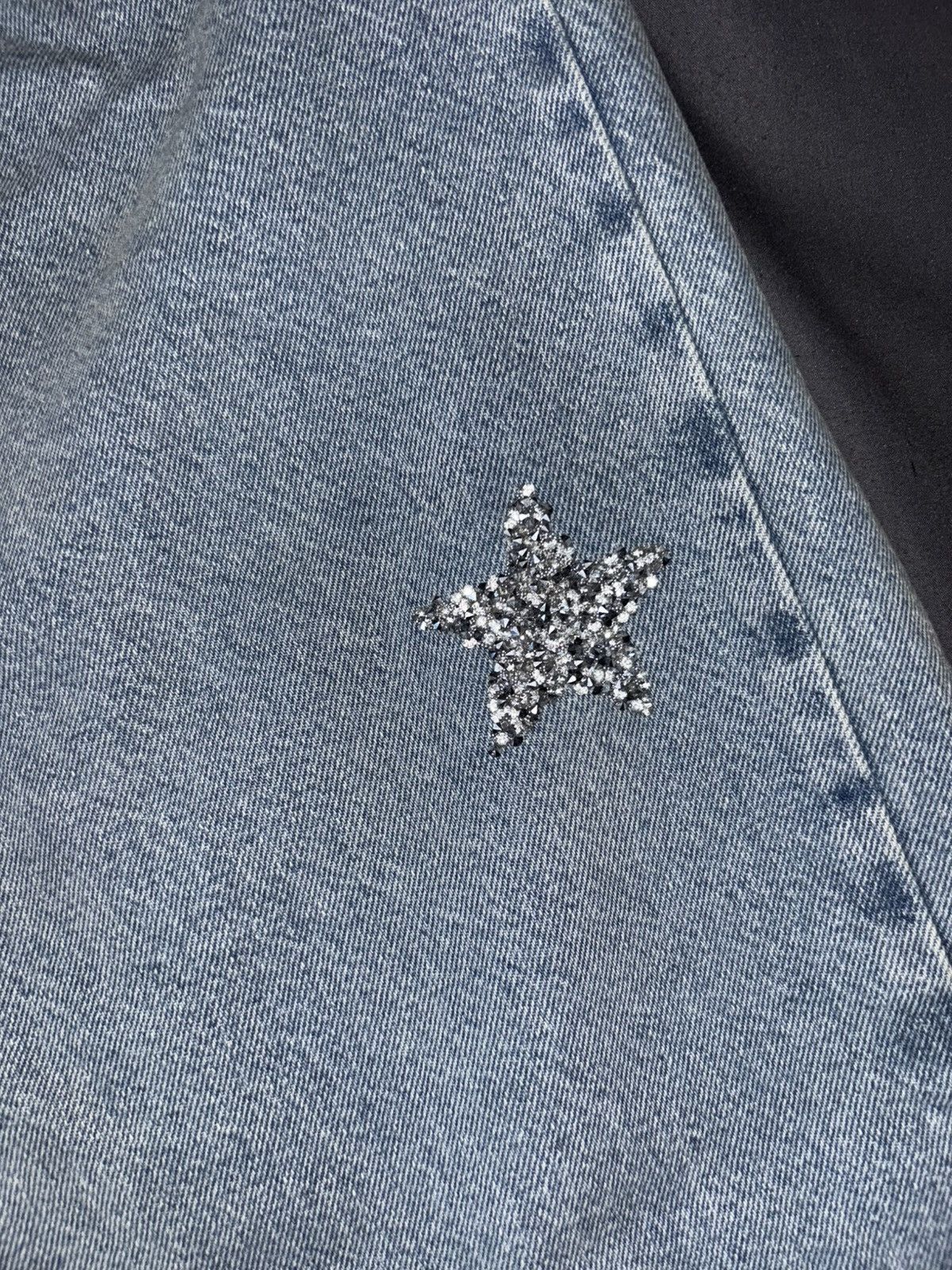 Nasty Gal Nasty Gal Star Rhinestone Jeans Size 38" / US 16 / IT 52 - 2 Thumbnail