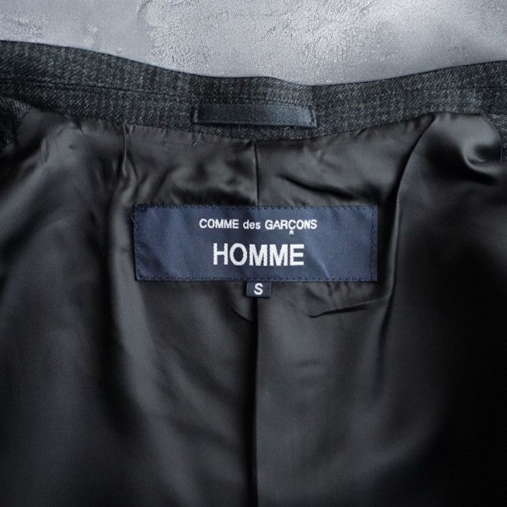 Comme des Garcons Homme NWT 25AW COMME des GARCONS HOMME Check Shawl Jacket Black S Size US S / EU 44-46 / 1 - 7 Thumbnail