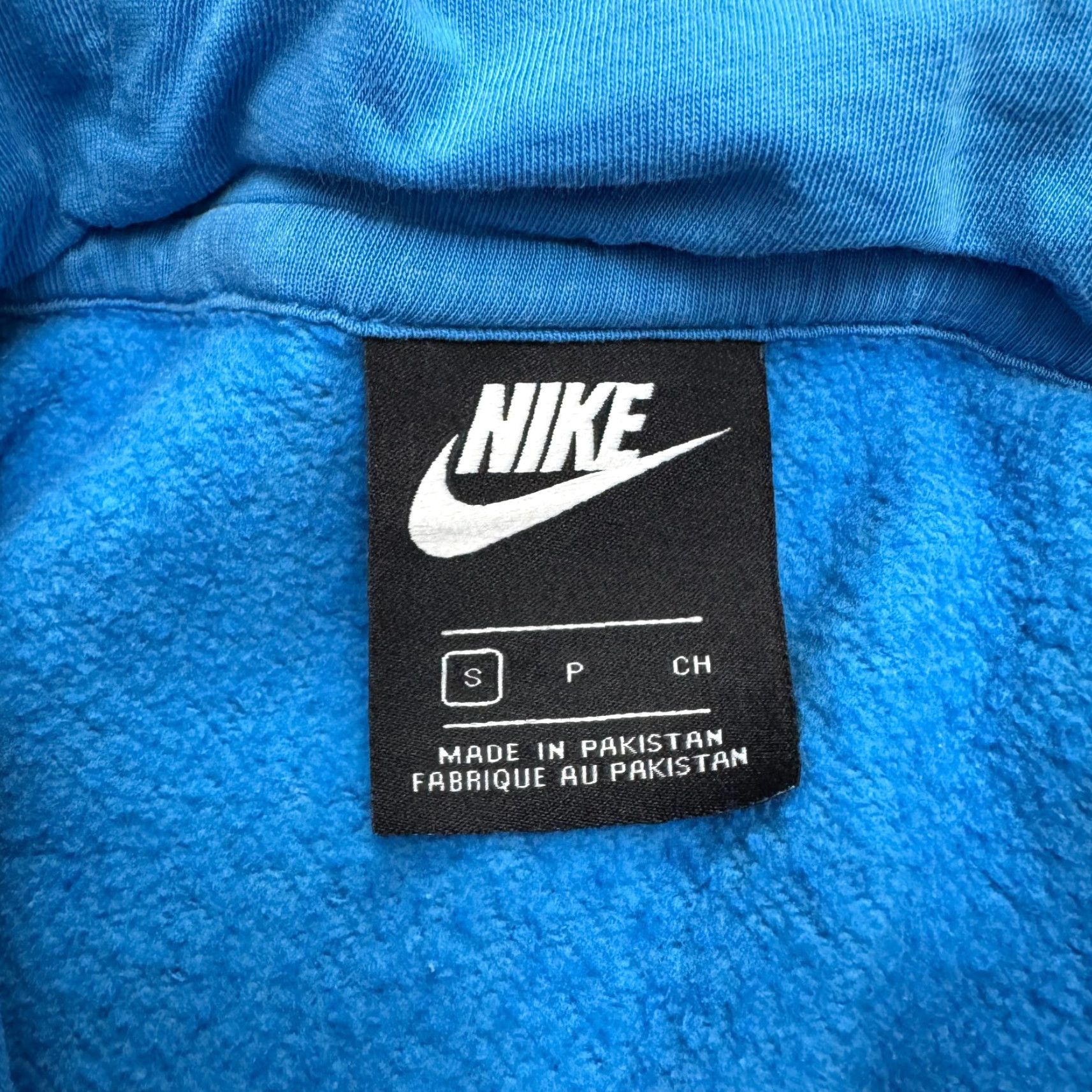 Nike Nike Sportswear Club Fleece Graphic Hoodie Pullover Sweatshirt Mens Small Blue Size US S / EU 44-46 / 1 - 5 Thumbnail