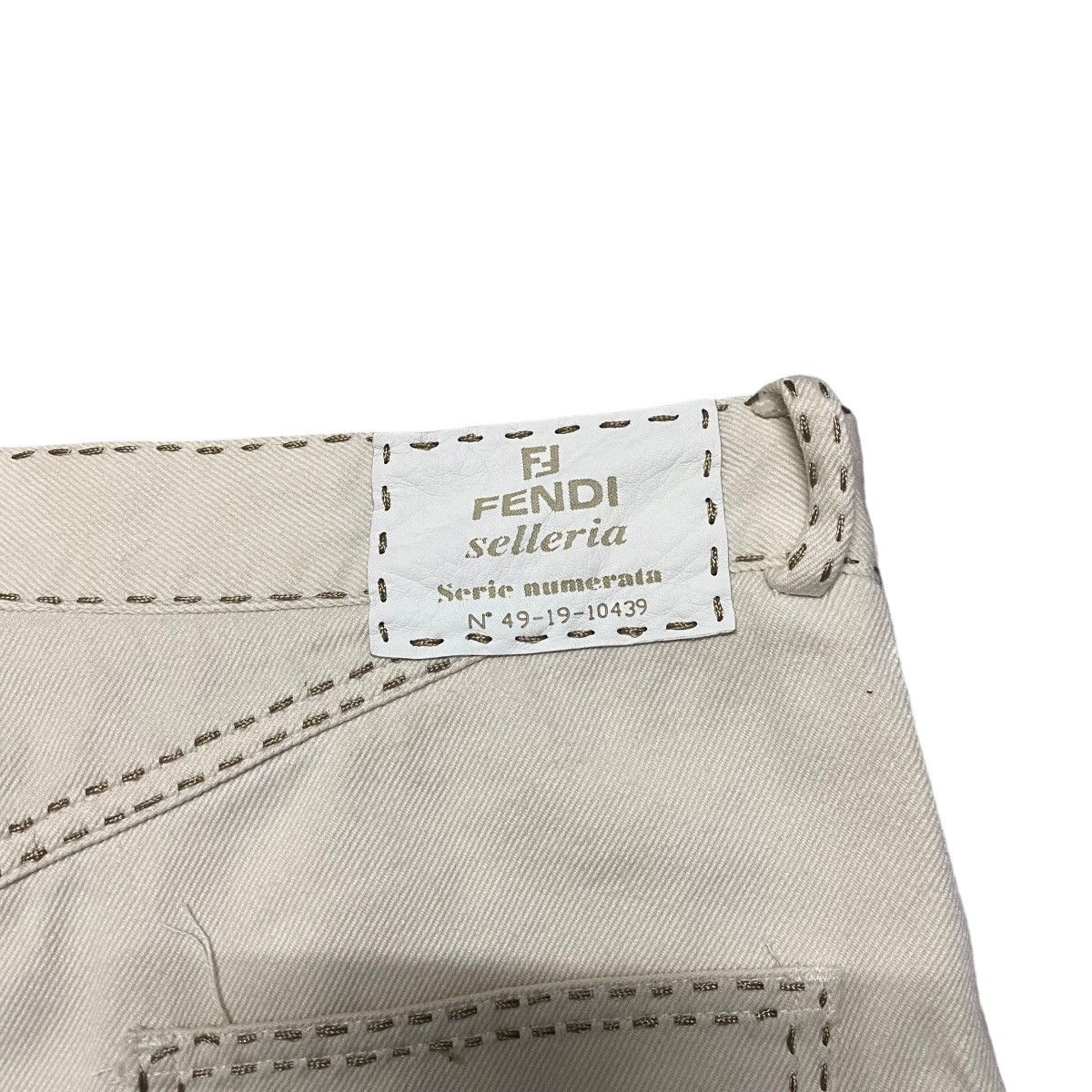 Fendi Fendi Selleria Creamy Jeans Handstitch Size 30" / US 8 / IT 44 - 12 Thumbnail