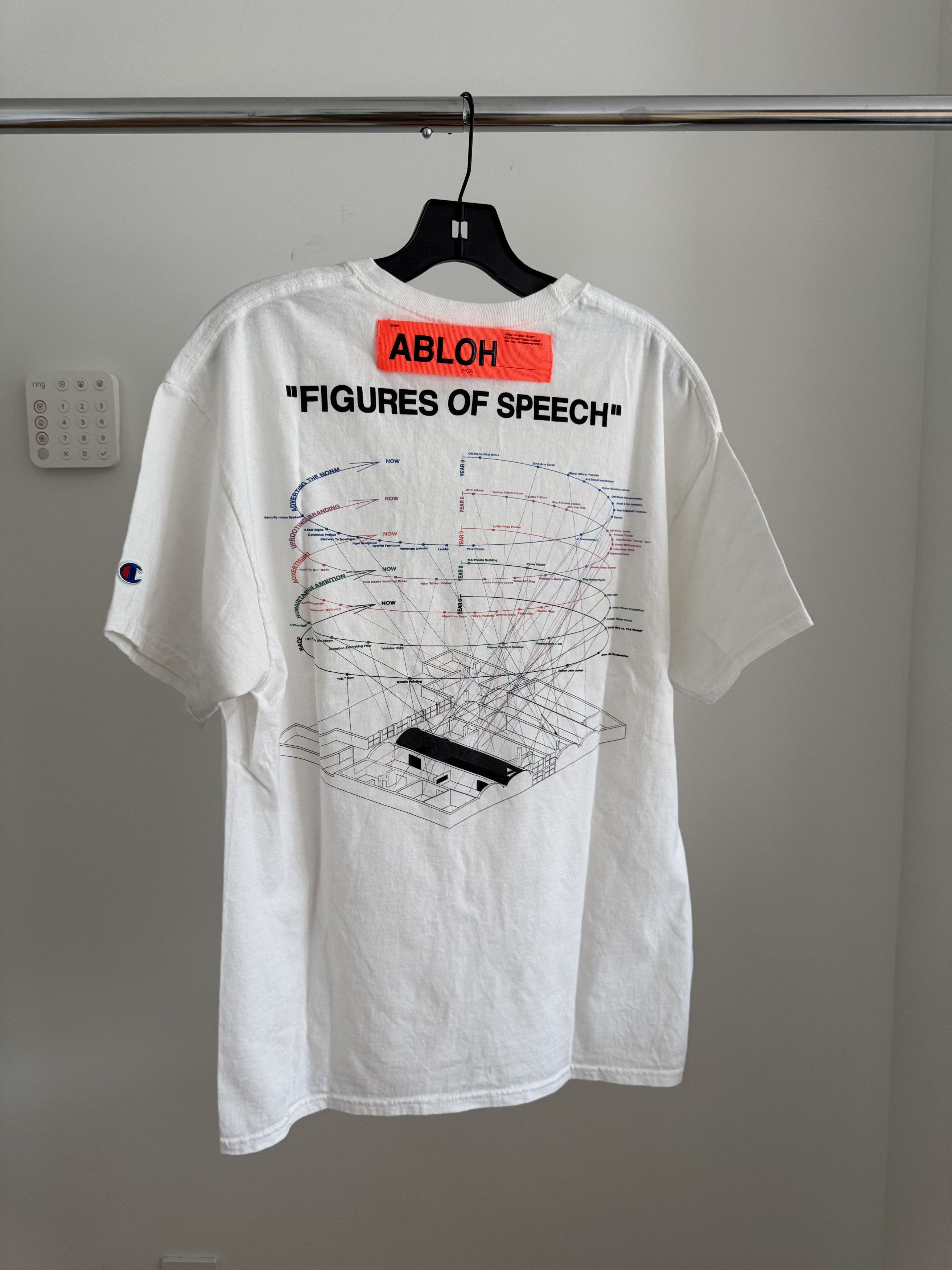 Virgil Abloh Champion × Virgil Abloh - Figures of Speech Tee Size US L / EU 52-54 / 3 - 2 Thumbnail