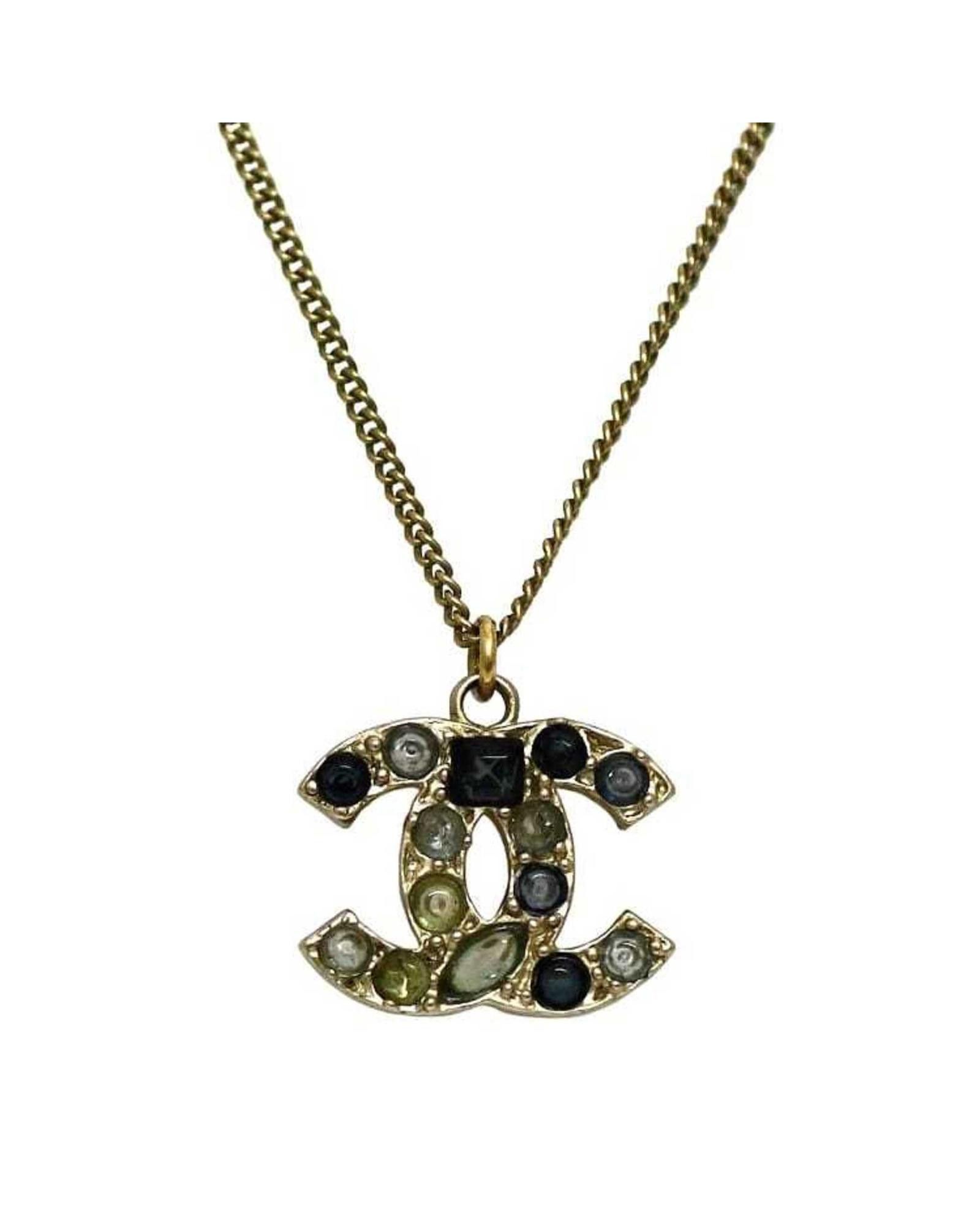 image of Coco Mark Necklace - Timeless Elegance By Chanel in Gold, Women's