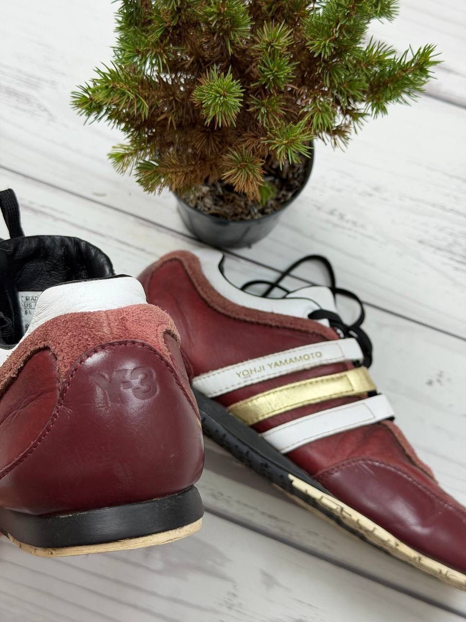 Adidas × Y-3 Adidas Y-3 Yohji Yamamoto Boxing Trainers Royal Red Gold Size US 6 / EU 39 - 3 Thumbnail