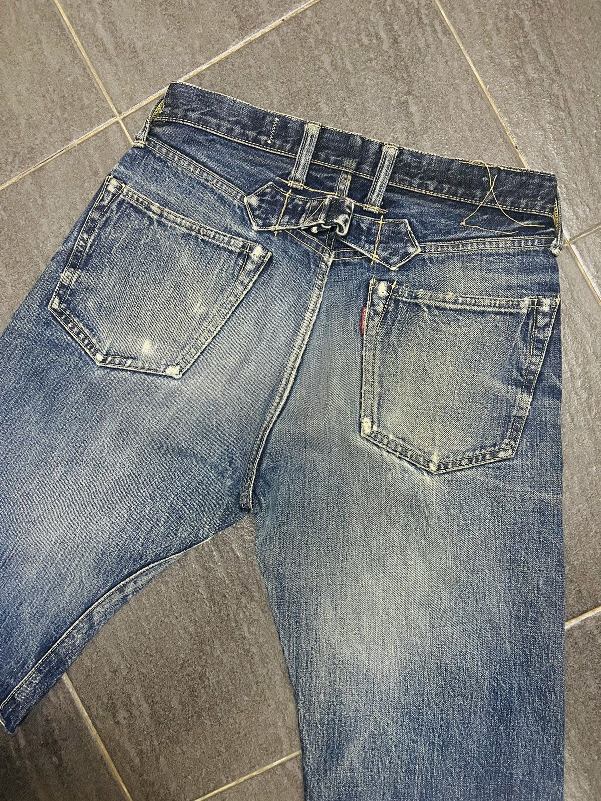 Kapital Kapital Kiro Hirata Crash Selvedge Jeans Denim Short Size US 29 - 23 Thumbnail