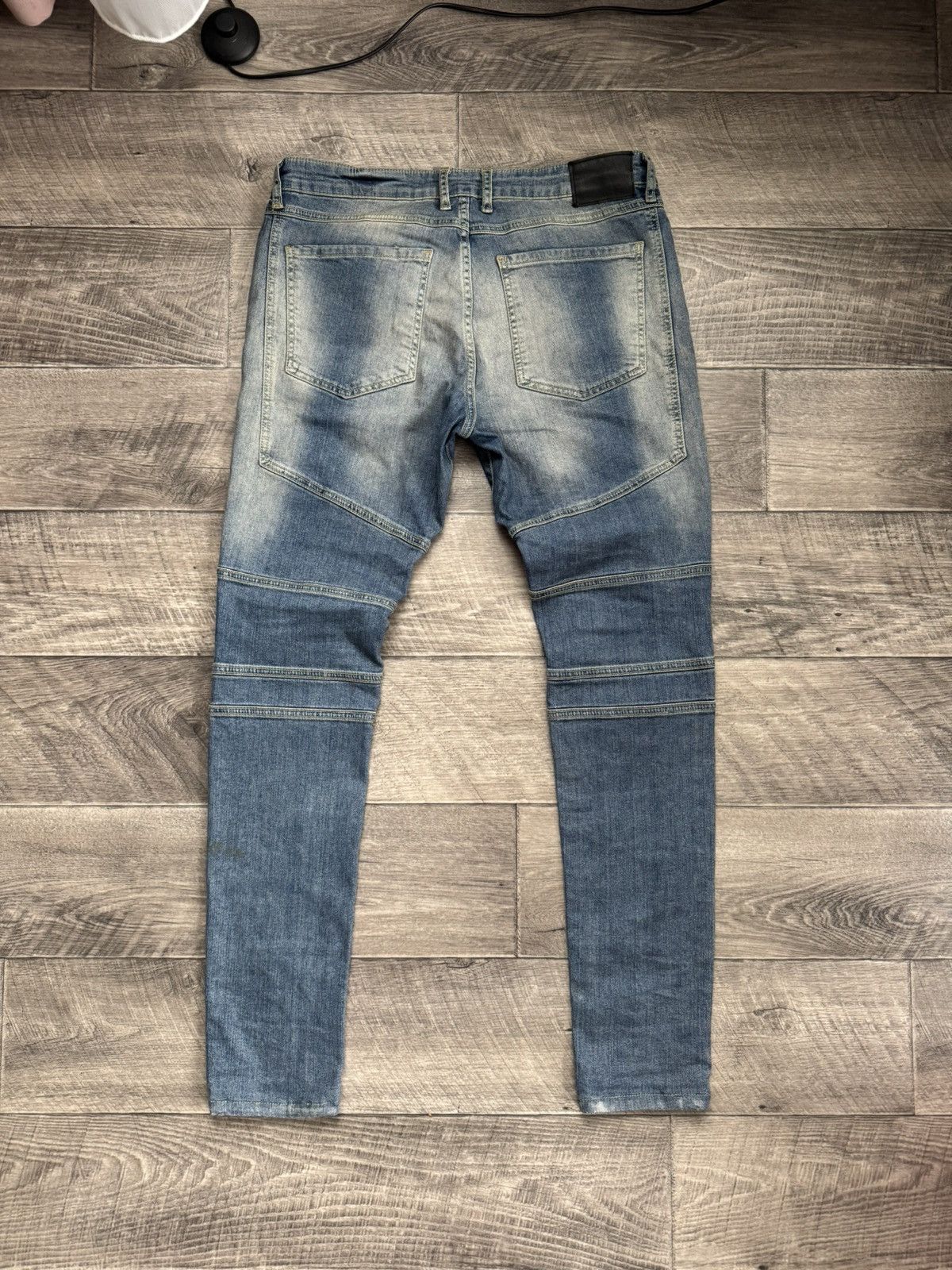 Represent Clo. Represent Biker Denim Sand Blue Pants Jeans Size US 32 / EU 48 - 2 Thumbnail