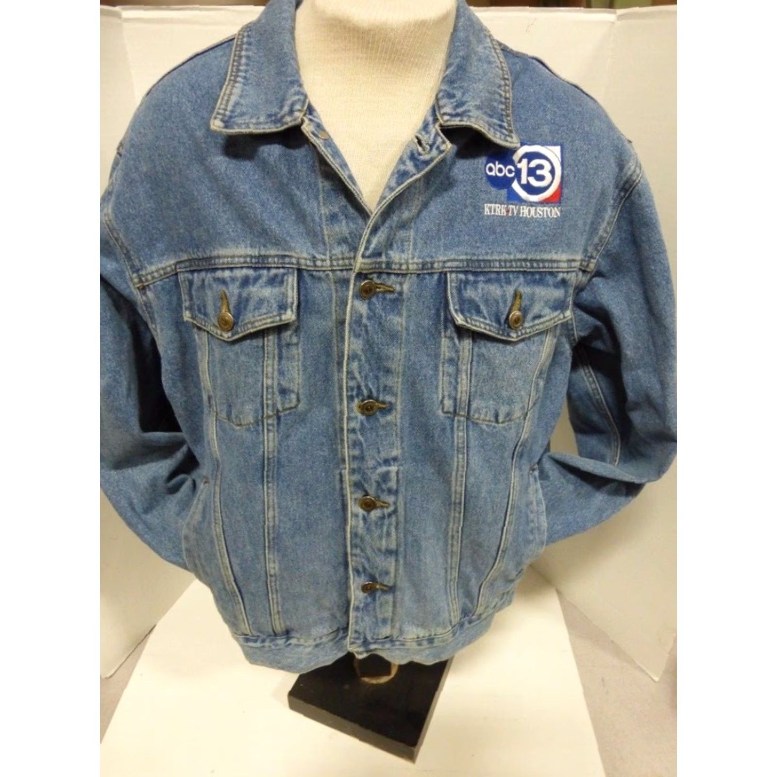 Vintage Identity Jean Jacket Women's Large Blue "Debra Duncan" Casual Outerwear Size 36" / US 14 / IT 50 - 5 Thumbnail