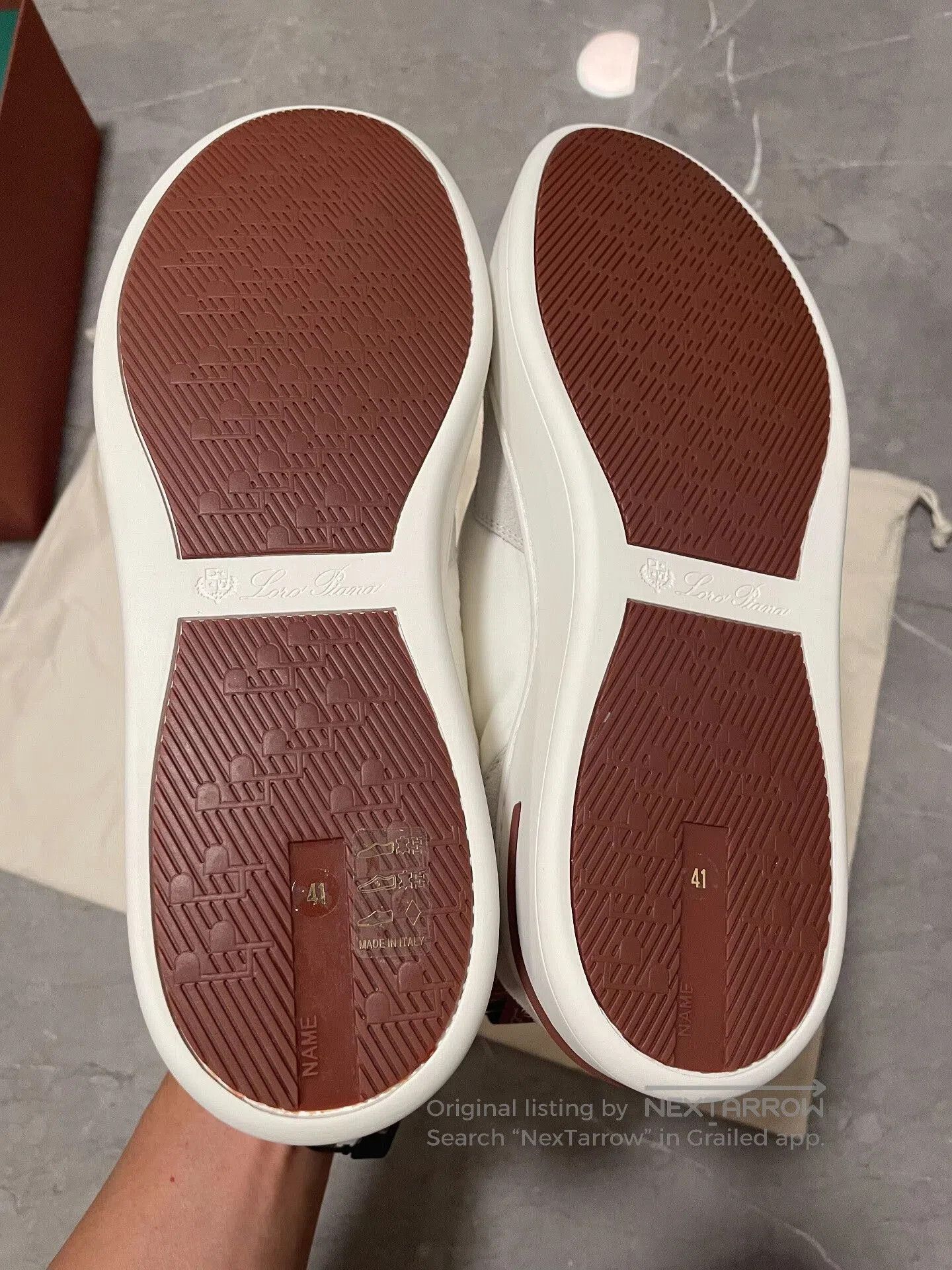 Loro Piana Loro Piana Newport Walk Leather Sneakers. Size US 8 / EU 41 - 7 Thumbnail