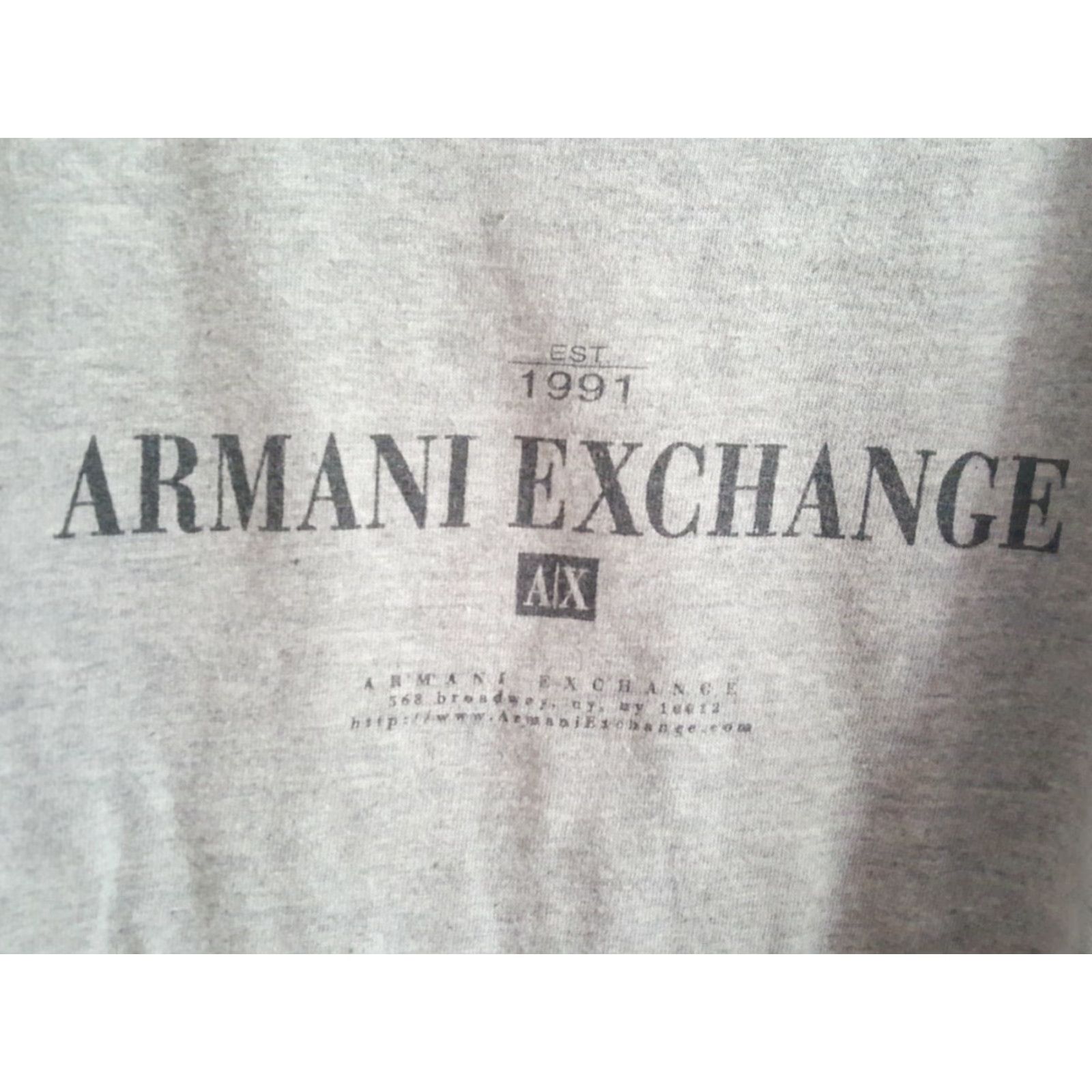 Armani Exchange VINTAGE Armani Exchange T Shirt Gray Small Mens USA Flagship Store NYC Made in USA Regular Basic Tee USA Men’s Small gray T Shirt Size US S / EU 44-46 / 1 - 3 Thumbnail