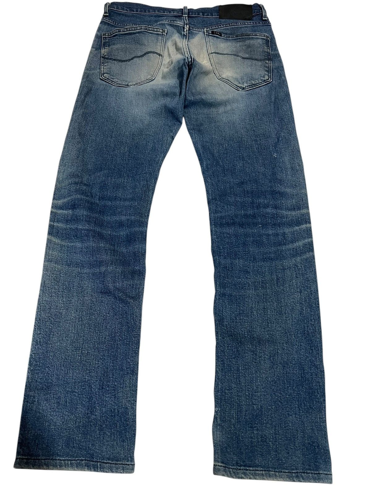 If Six Was Nine × Japanese Brand × Lee 🌈Lee Riders Distressed Mud Wash Jean Size US 29 - 2 Thumbnail