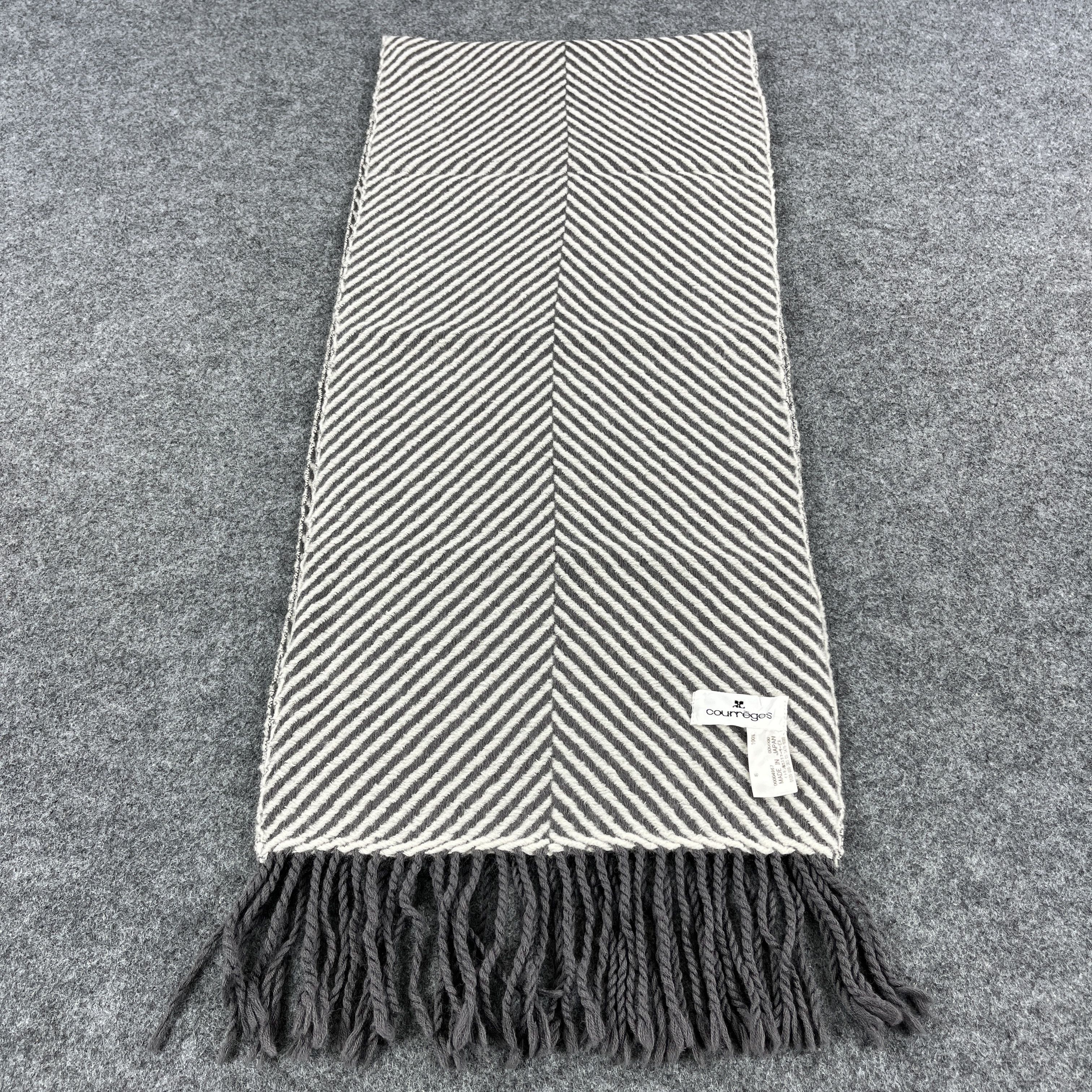 Vintage Courreges Scarf / Muffler / Neckwear K028