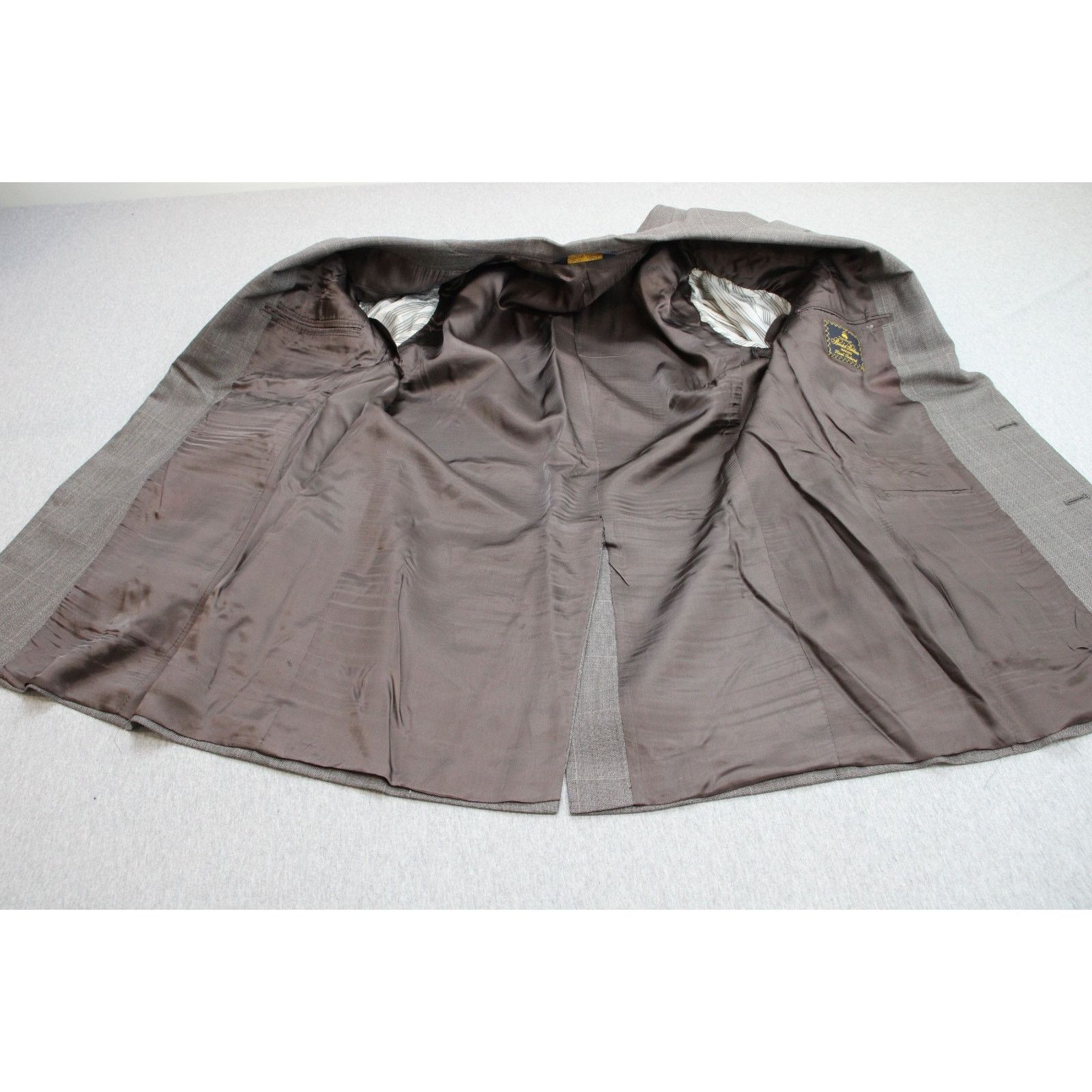 Brooks Brothers Brooks Brothers Blazer Mens 40R Makers Windowpane 2 Button Size 40R - 4 Thumbnail