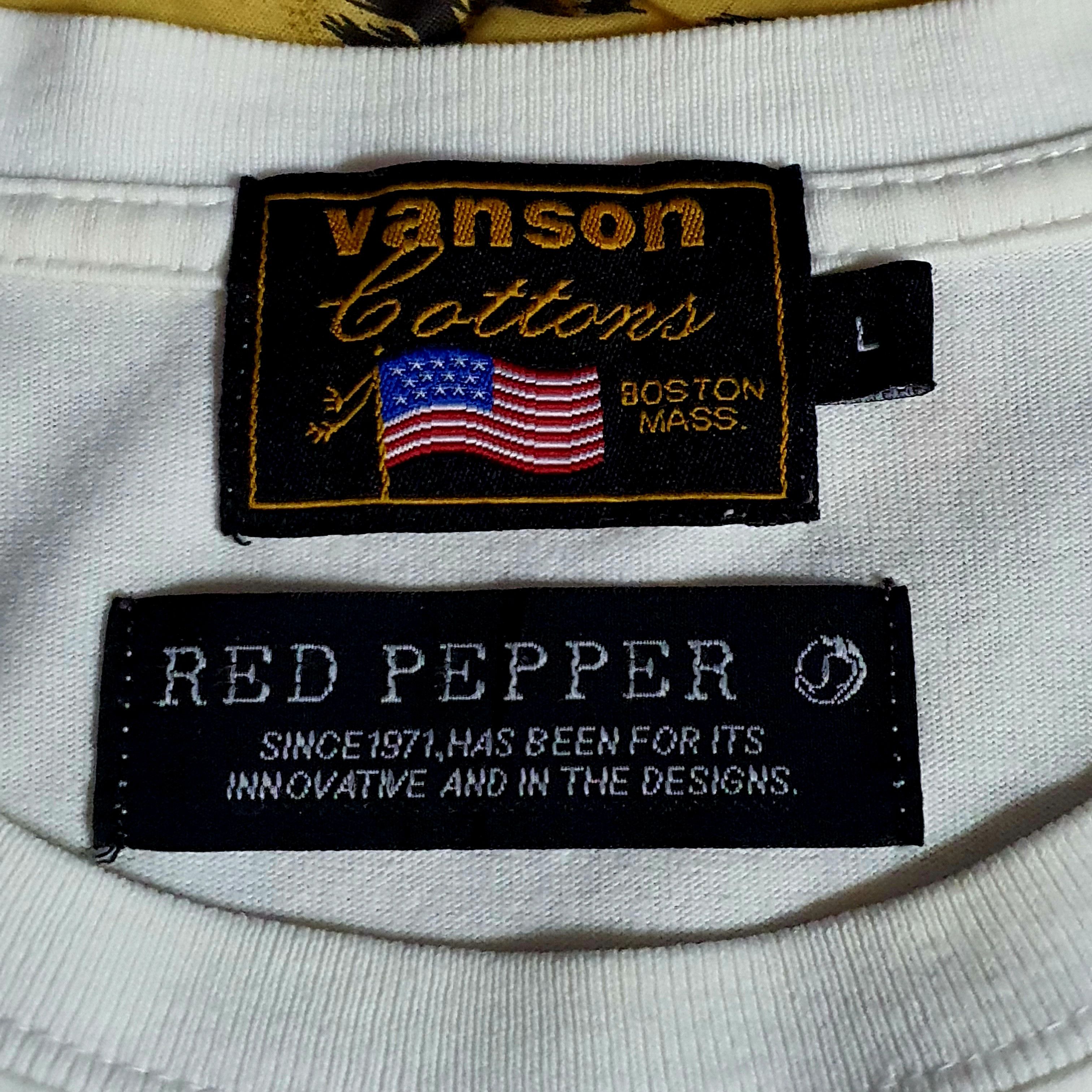 Vanson Leathers Vanson Leathers x Red Pepper Skulls Embroidered Size US L / EU 52-54 / 3 - 8 Thumbnail
